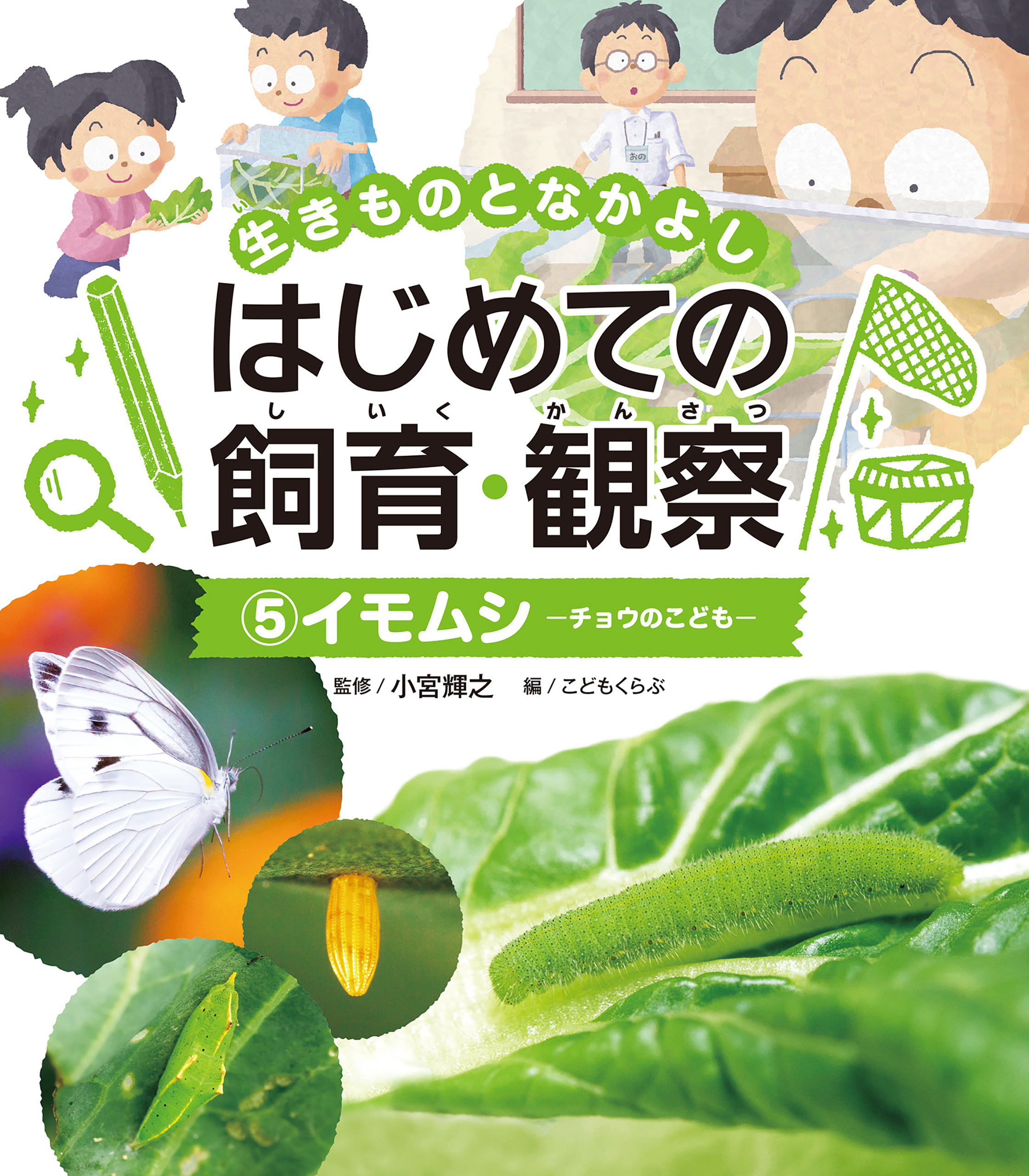 イモムシ５　生きものとなかよし　はじめての飼育・観察