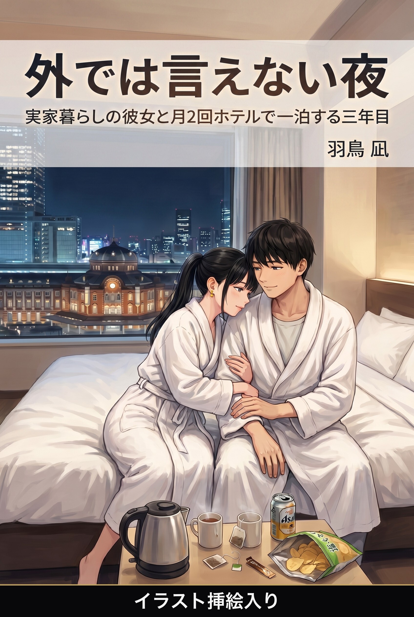 実家暮らしの彼女と月2回ホテルで一泊する三年目（挿絵版）