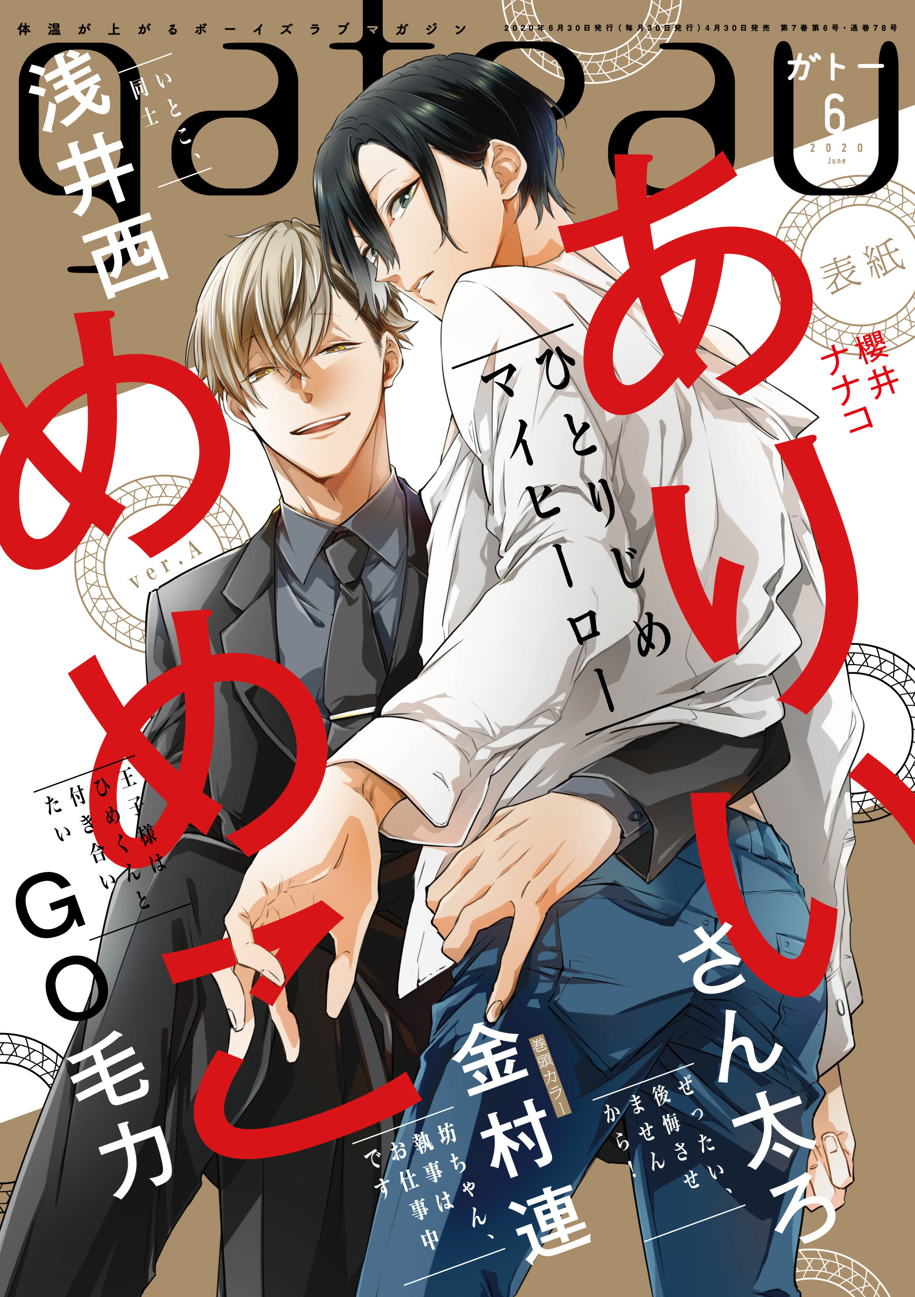 gateau (ガトー) 2020年6月号[雑誌] ver.A