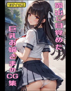 露出に目覚めた巨乳お嬢さまのCG集 モザイク版
