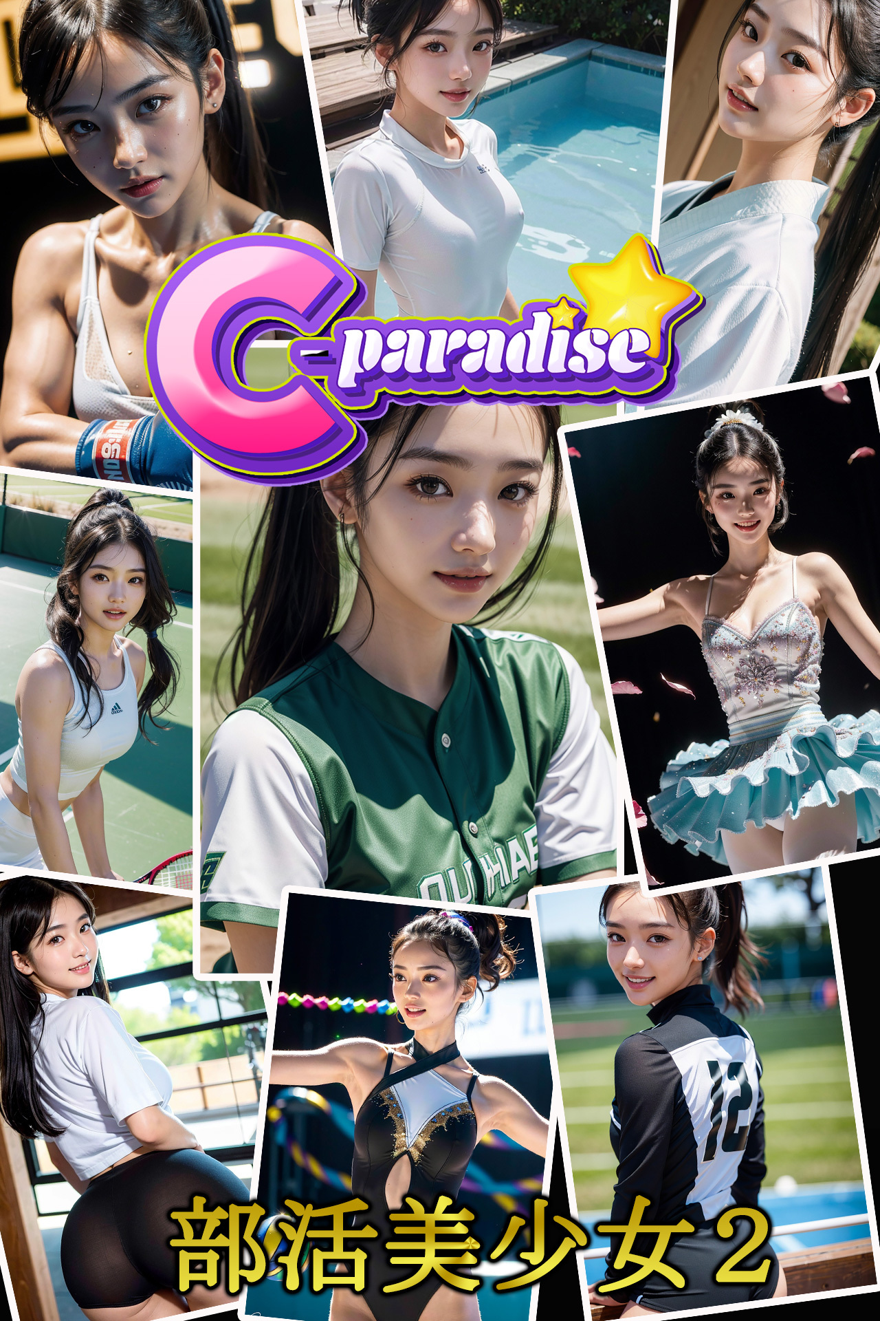 部活美少女２　AI美少女グラビア写真集【C-Paradise】