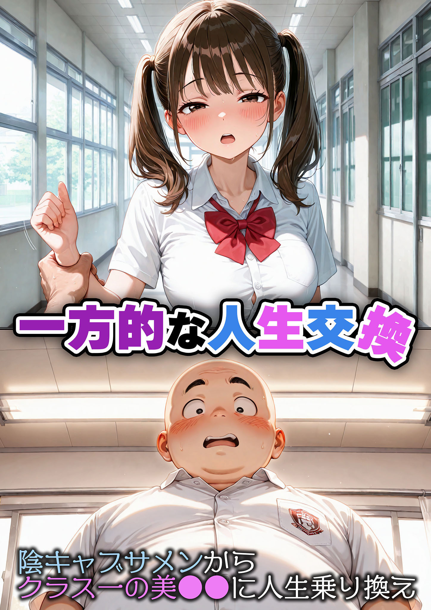 一方的な人生交換～陰キャブサメンから クラス一の美●●に人生乗り換え～