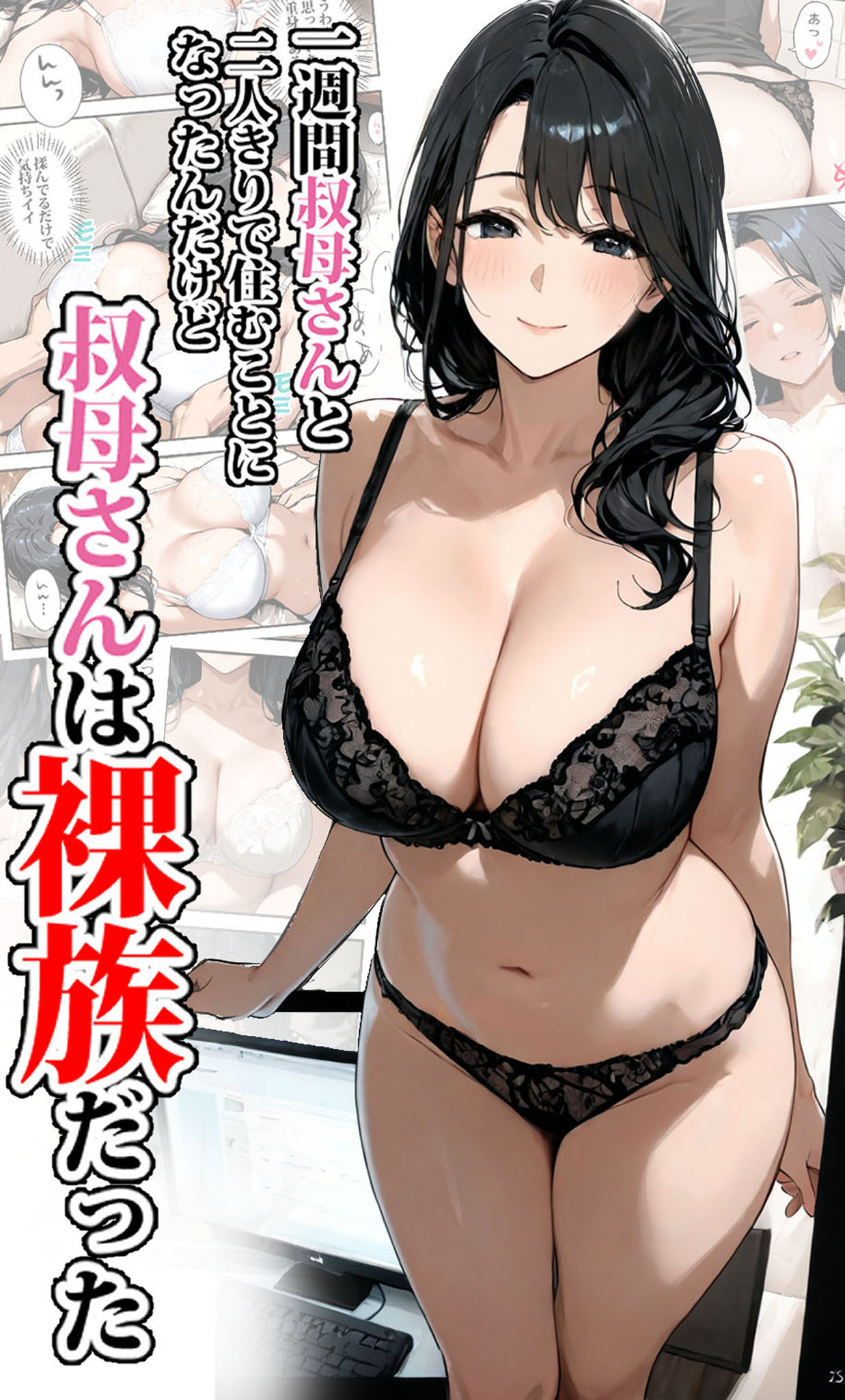 一週間叔母さんと二人きりで住むことになったんだけど叔母さんは裸族だった