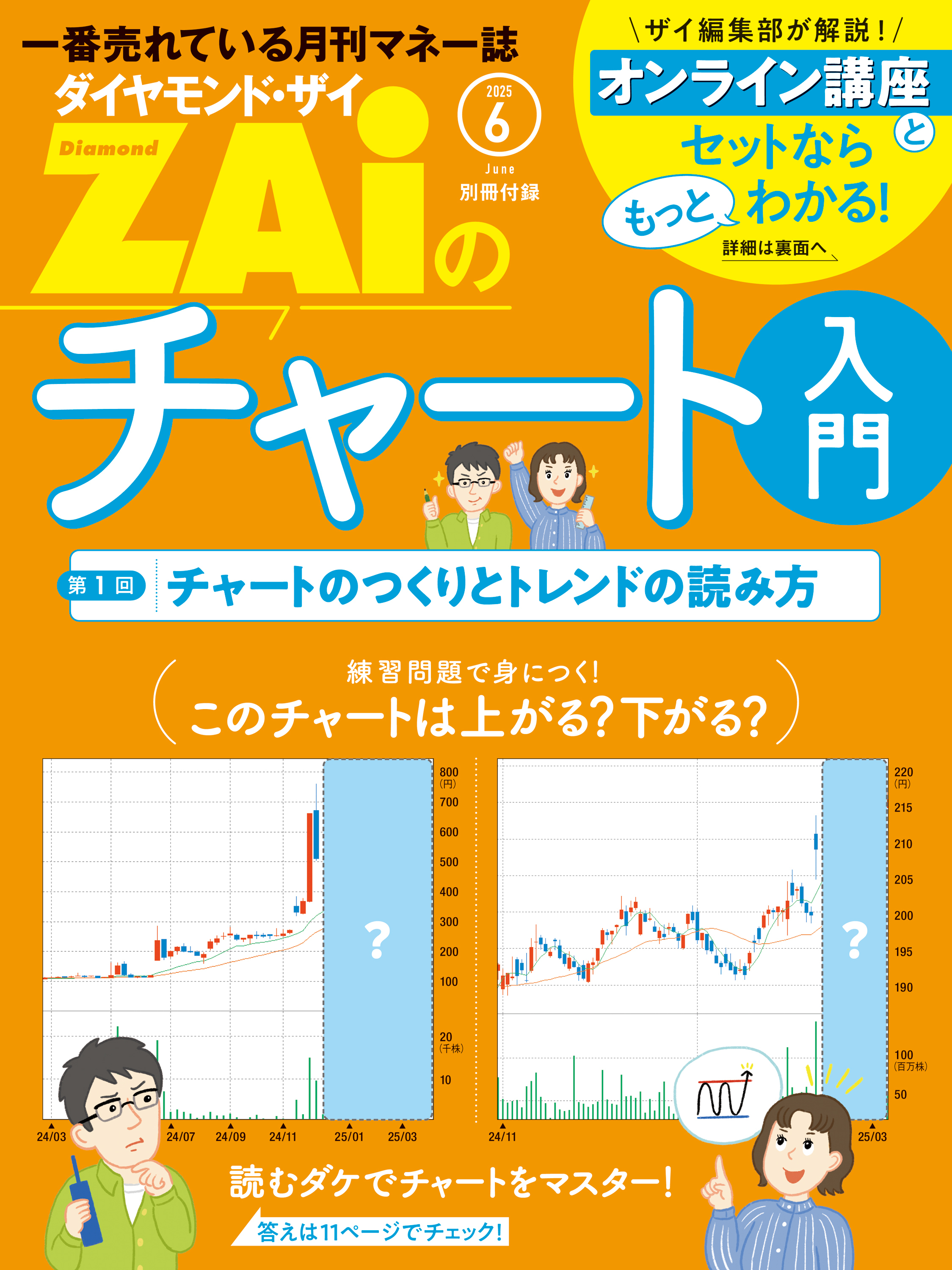 一番売れてる月刊マネー誌 ZAiのチャート入門１