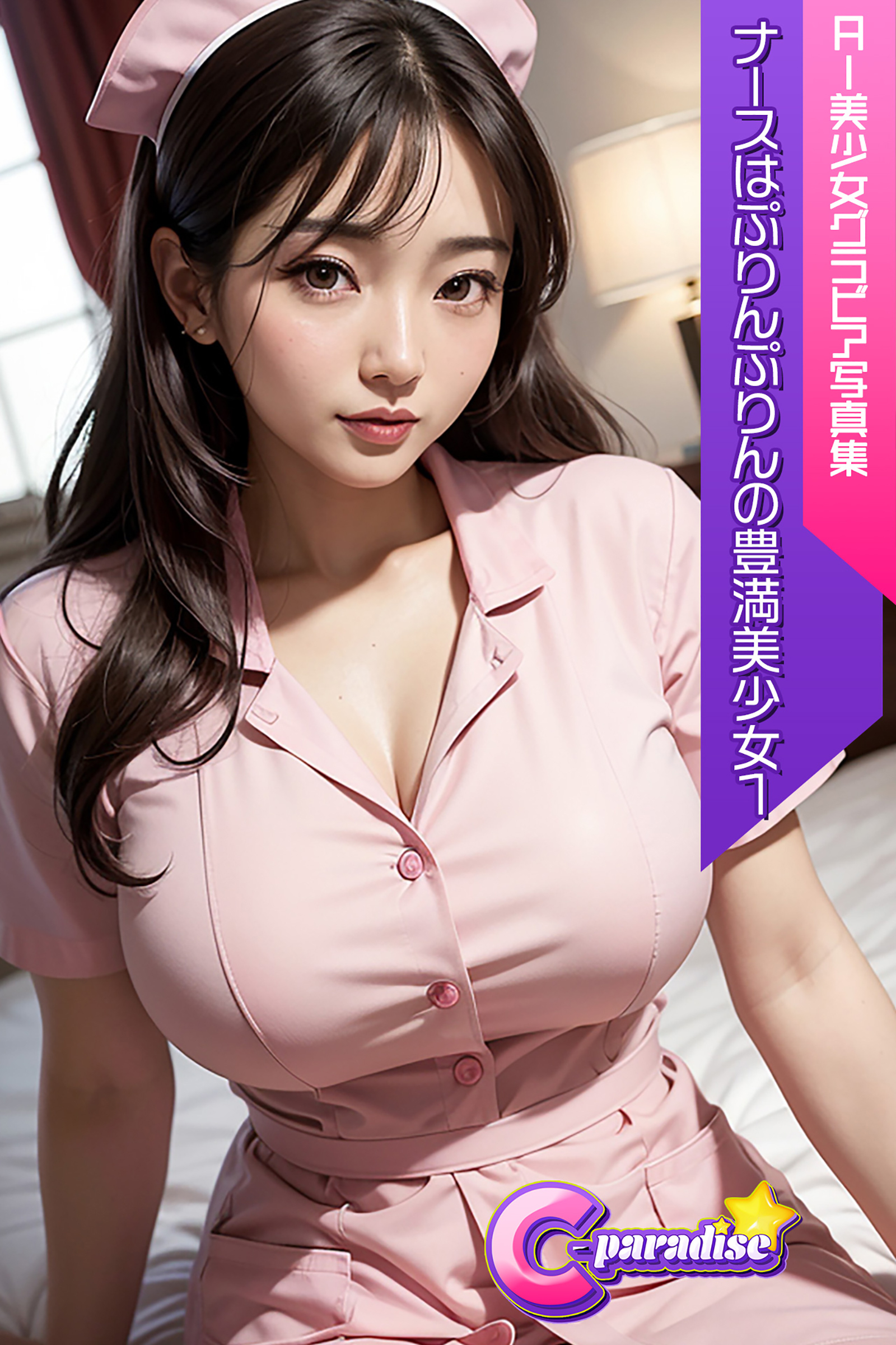 C-Paradise　ナースはぷりんぷりんの豊満美少女１　AI美少女グラビア写真集