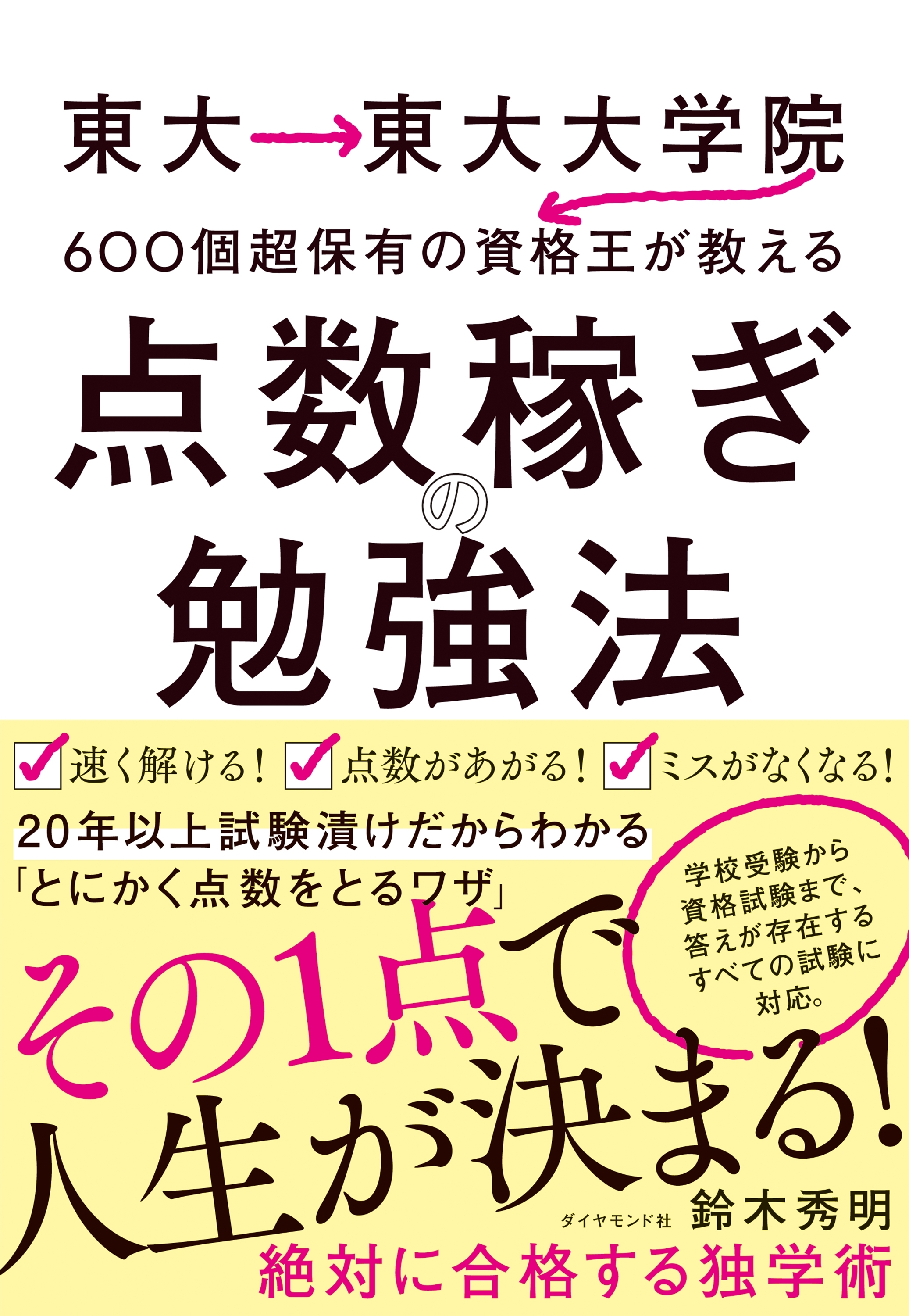 東大→東大大学院→600個超保有の資格王が教える 点数稼ぎの勉強法