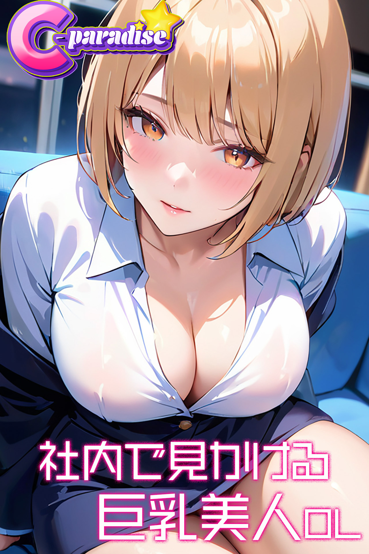 社内で見かける巨乳美人ＯＬ【C-Paradise】