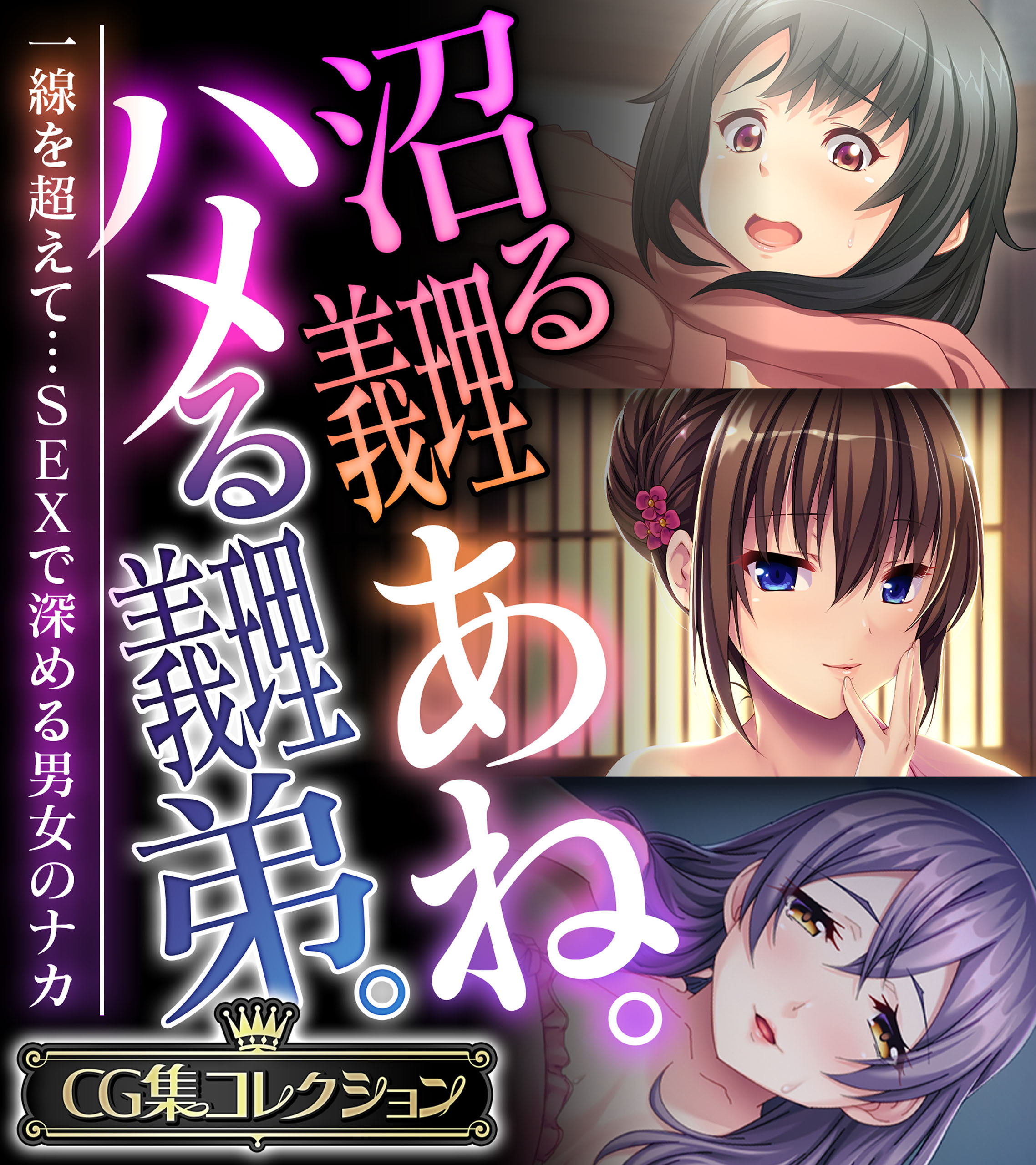 沼る義理あね。ハメる義理弟。 ～一線を超えて…SEXで深める男女のナカ～【CG集コレクション】