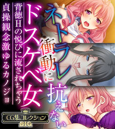 ネトラレ衝動に抗えないドスケベ女 ~背徳Hの悦びに流されちゃう貞操観念激ゆるカノジョ~【CG集コレクションBIG】