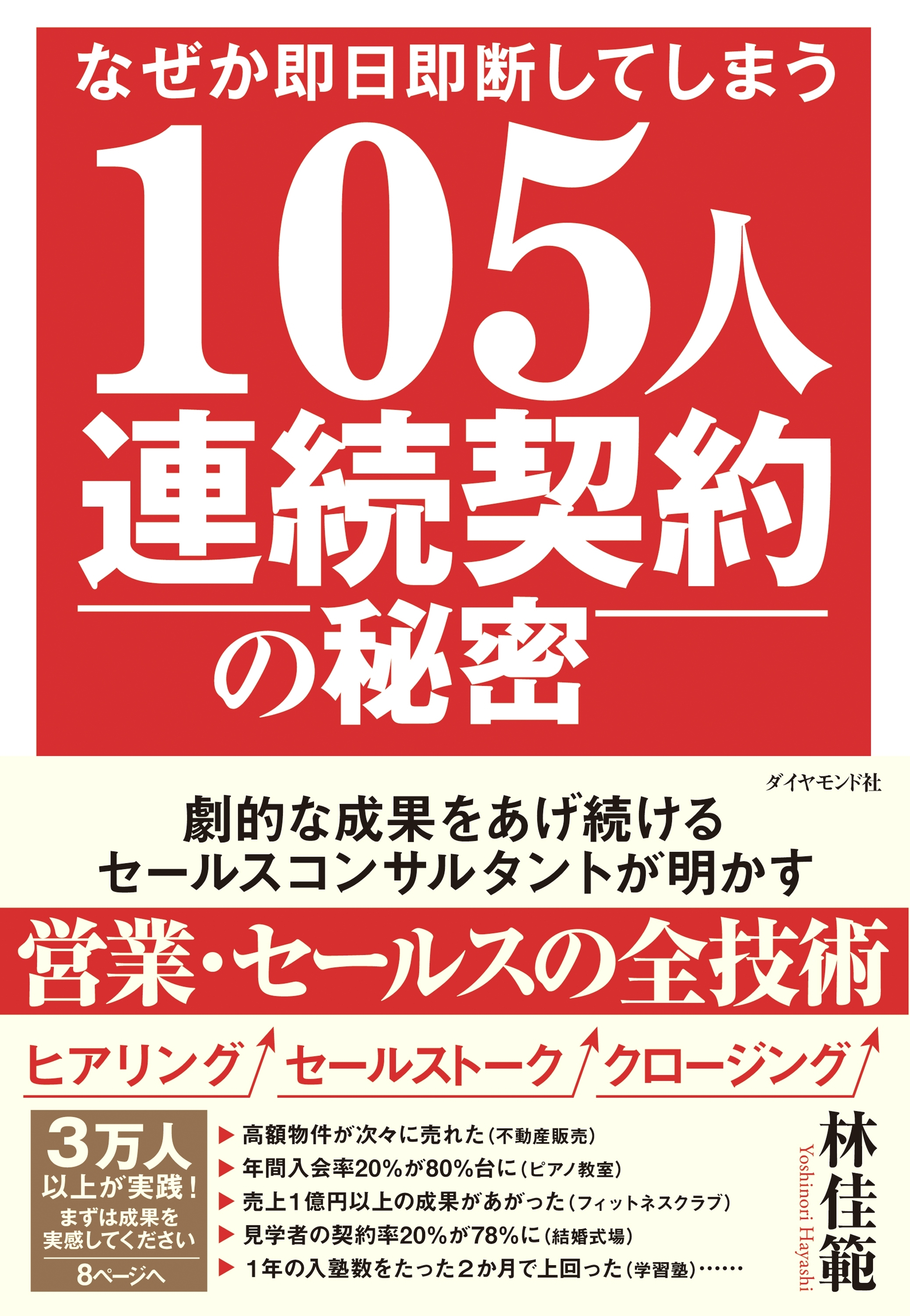なぜか即日即断してしまう 105人連続契約の秘密