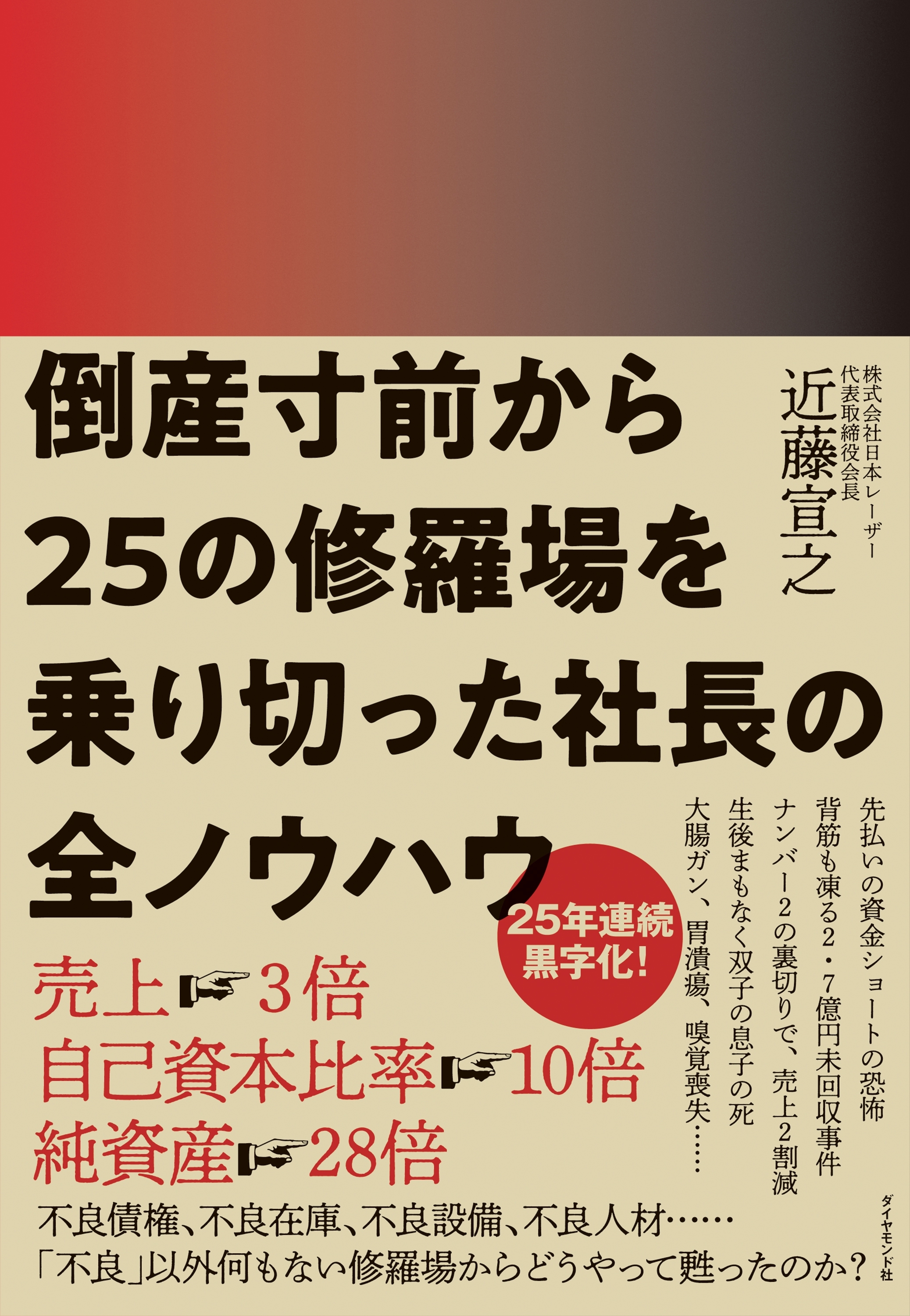 倒産寸前から25の修羅場を乗り切った社長の全ノウハウ