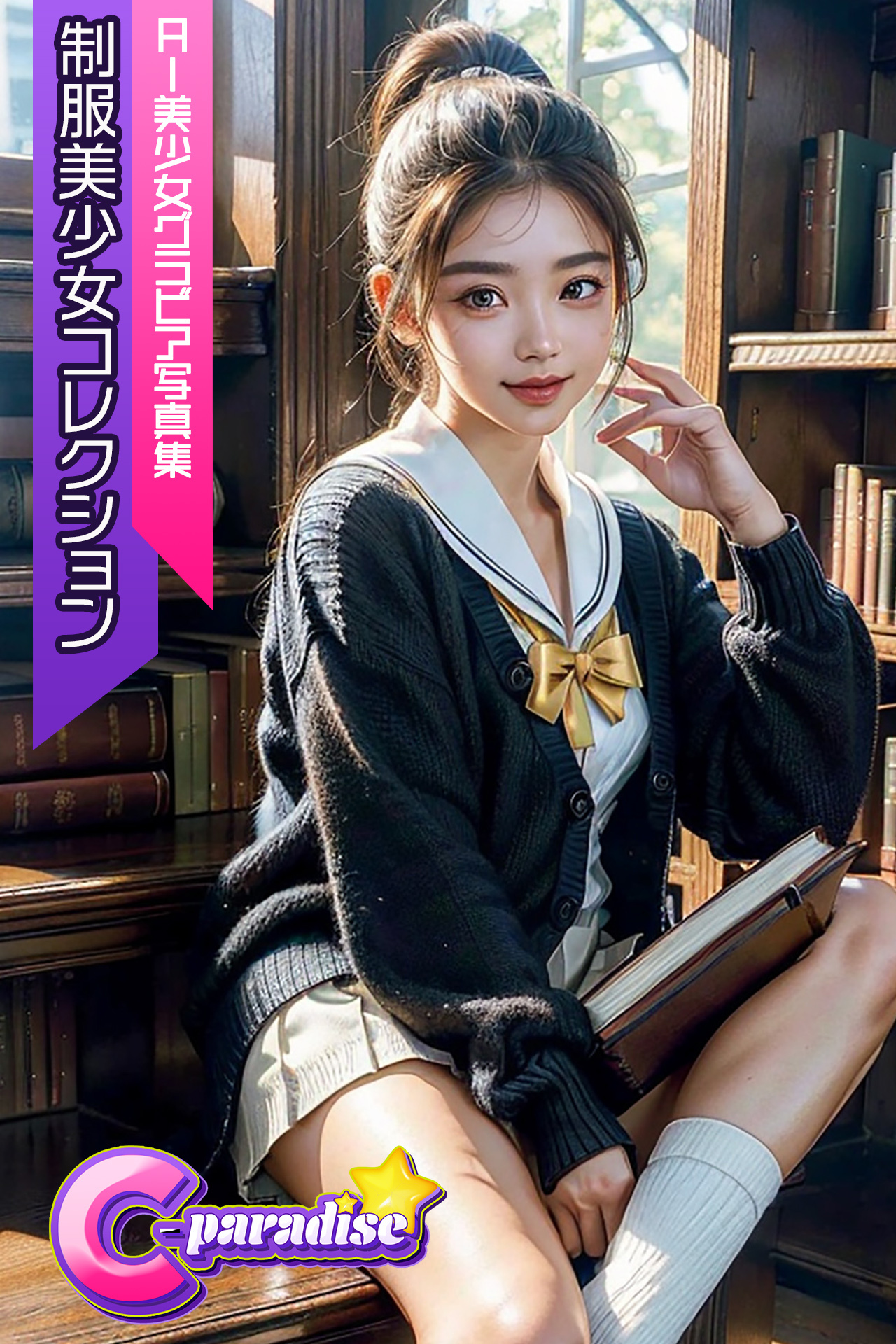制服美少女コレクション　AI美少女グラビア写真集【C-Paradise】