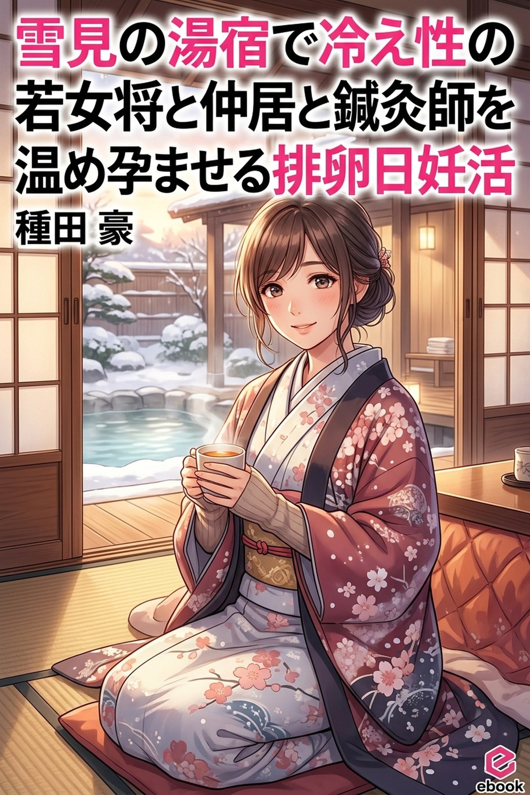雪見の湯宿で冷え性の若女将と仲居と鍼灸師を温め孕ませる排卵日妊活