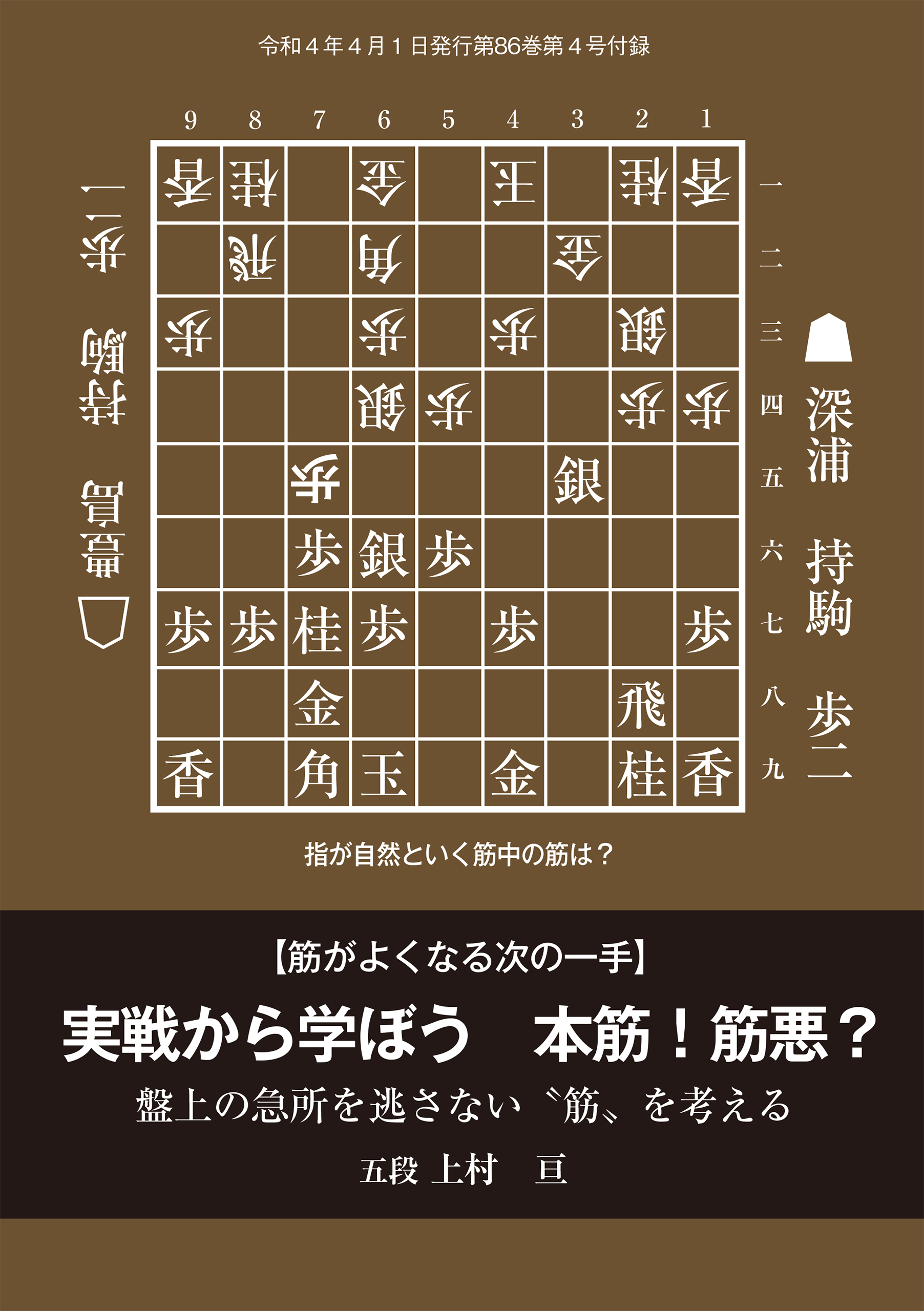 「実戦から学ぼう　本筋！筋悪？」（将棋世界2022年4月号付録）