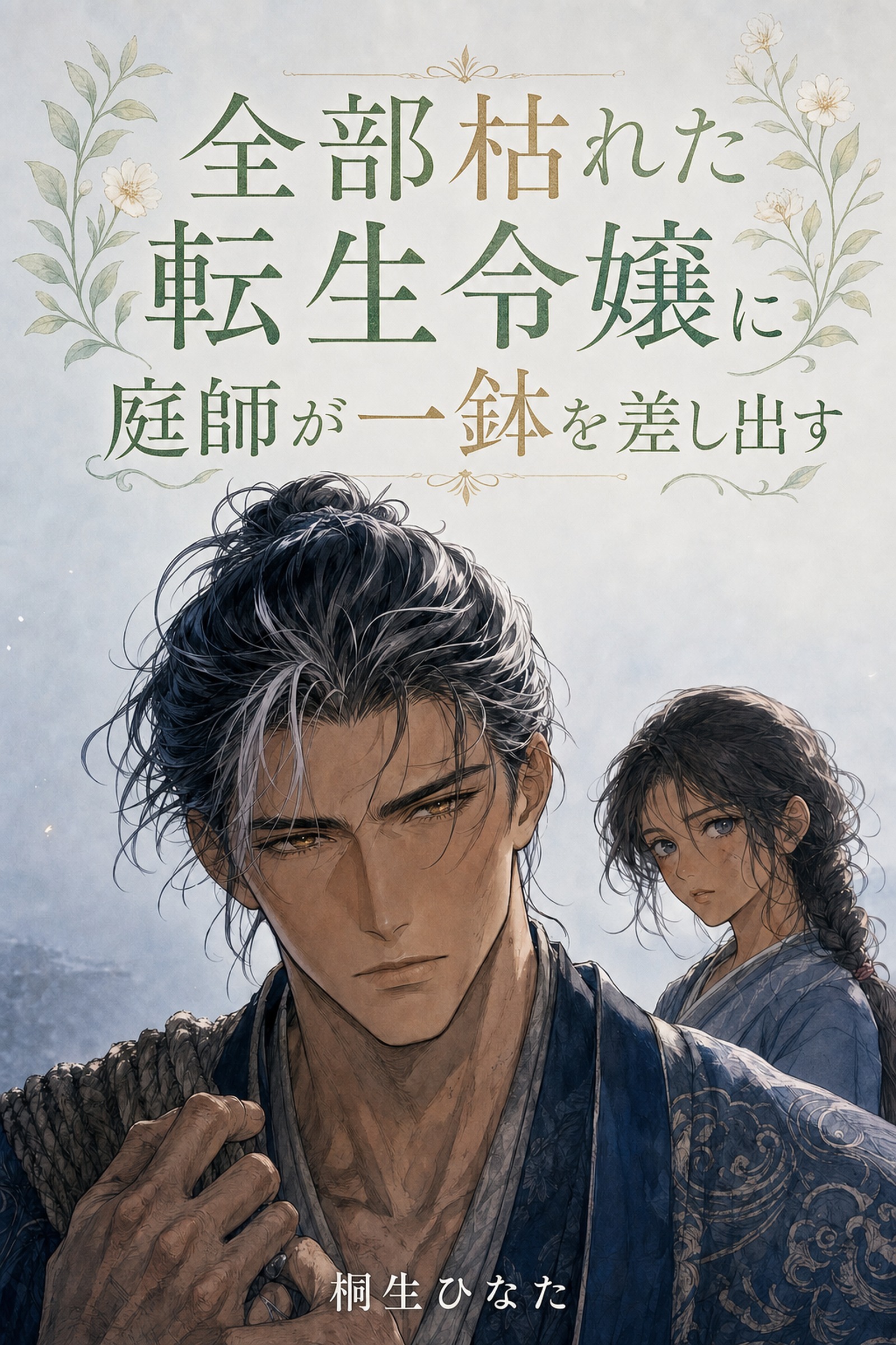 婚約破棄されて全部枯れたと思った転生令嬢のわたくしに、無口な庭師は二年前わたくしが落とした造花の枝を接いだ一鉢を黙って差し出しました