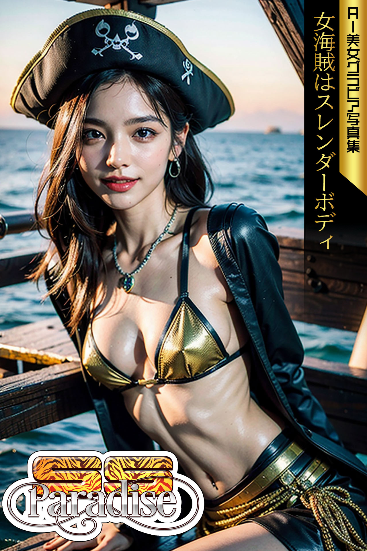 女海賊はスレンダーボディ　AI美女グラビア写真集【SS-Paradise】