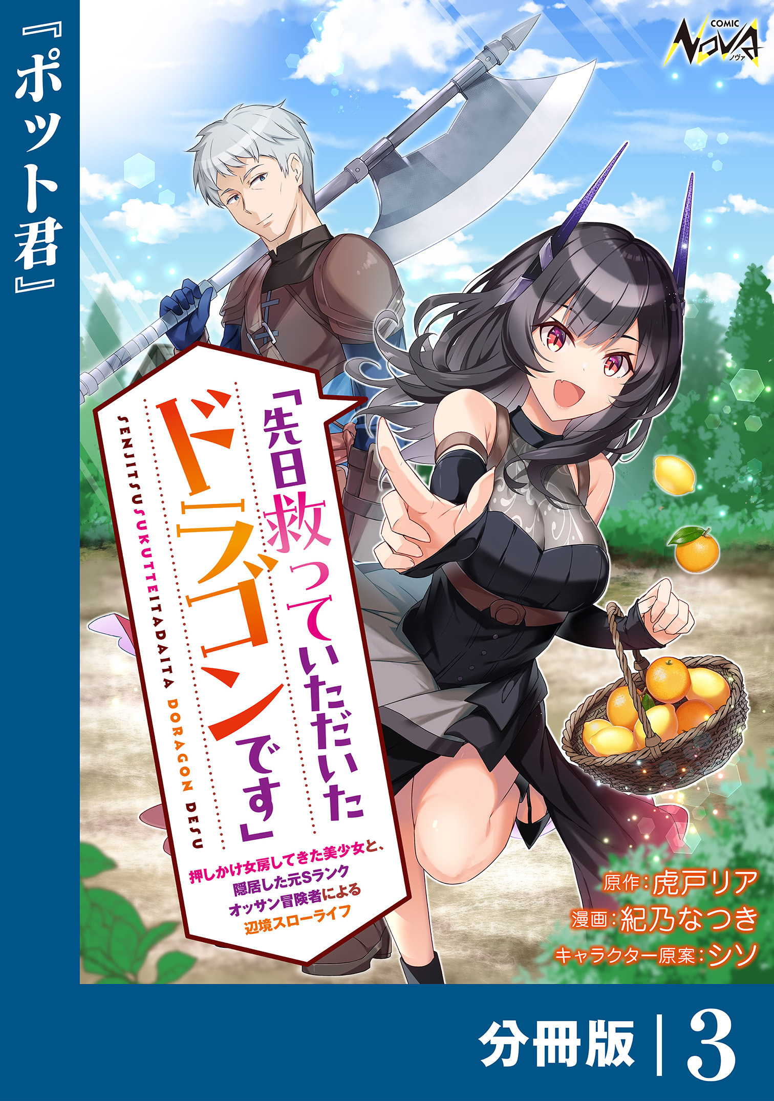 先日救っていただいたドラゴンです【分冊版】（ノヴァコミックス）３