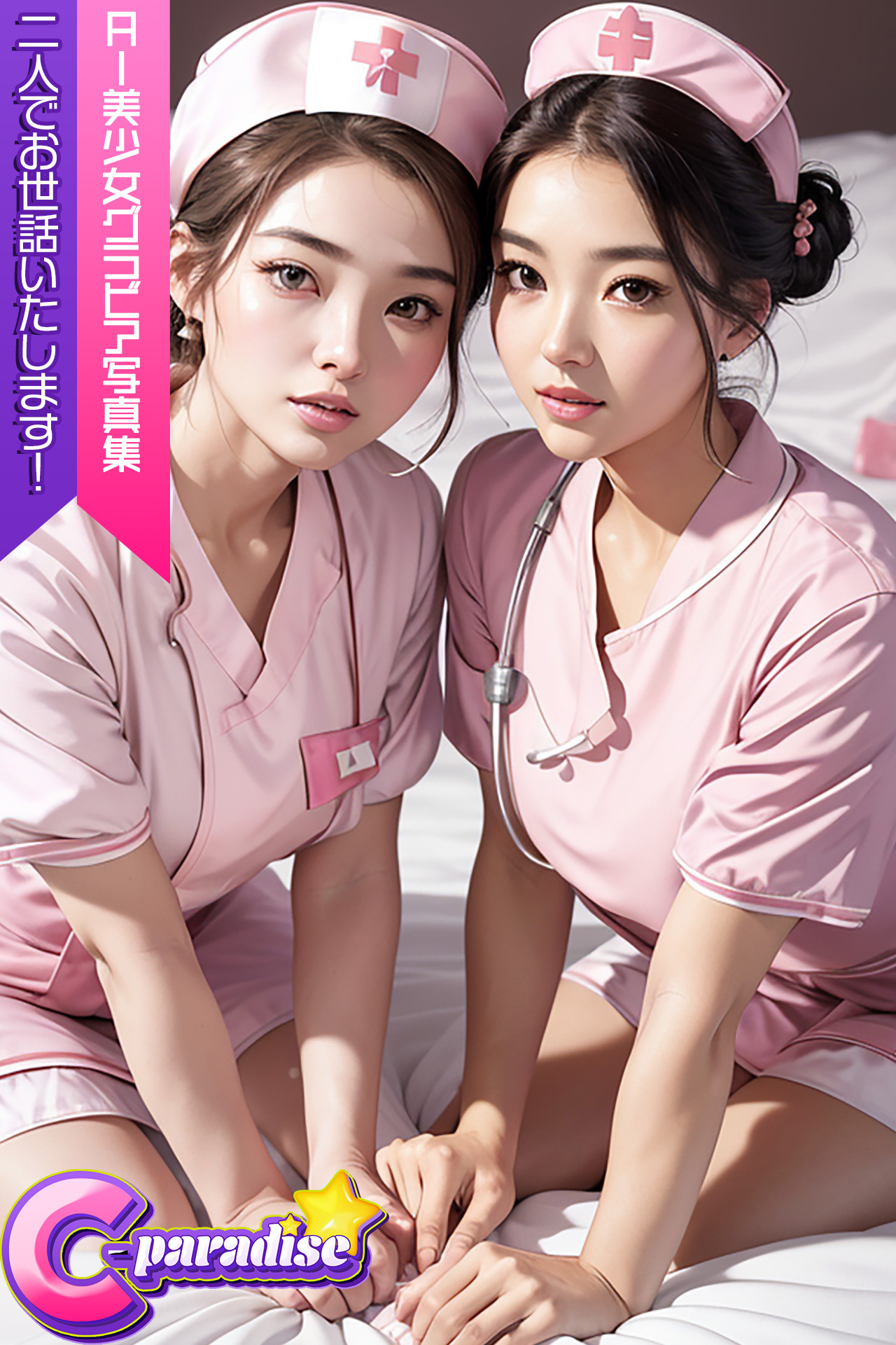 C-Paradise　二人でお世話いたします！　AI美少女グラビア写真集