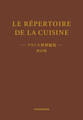 LE REPERTOIRE DE LA CUISINE フランス料理総覧 改訂版