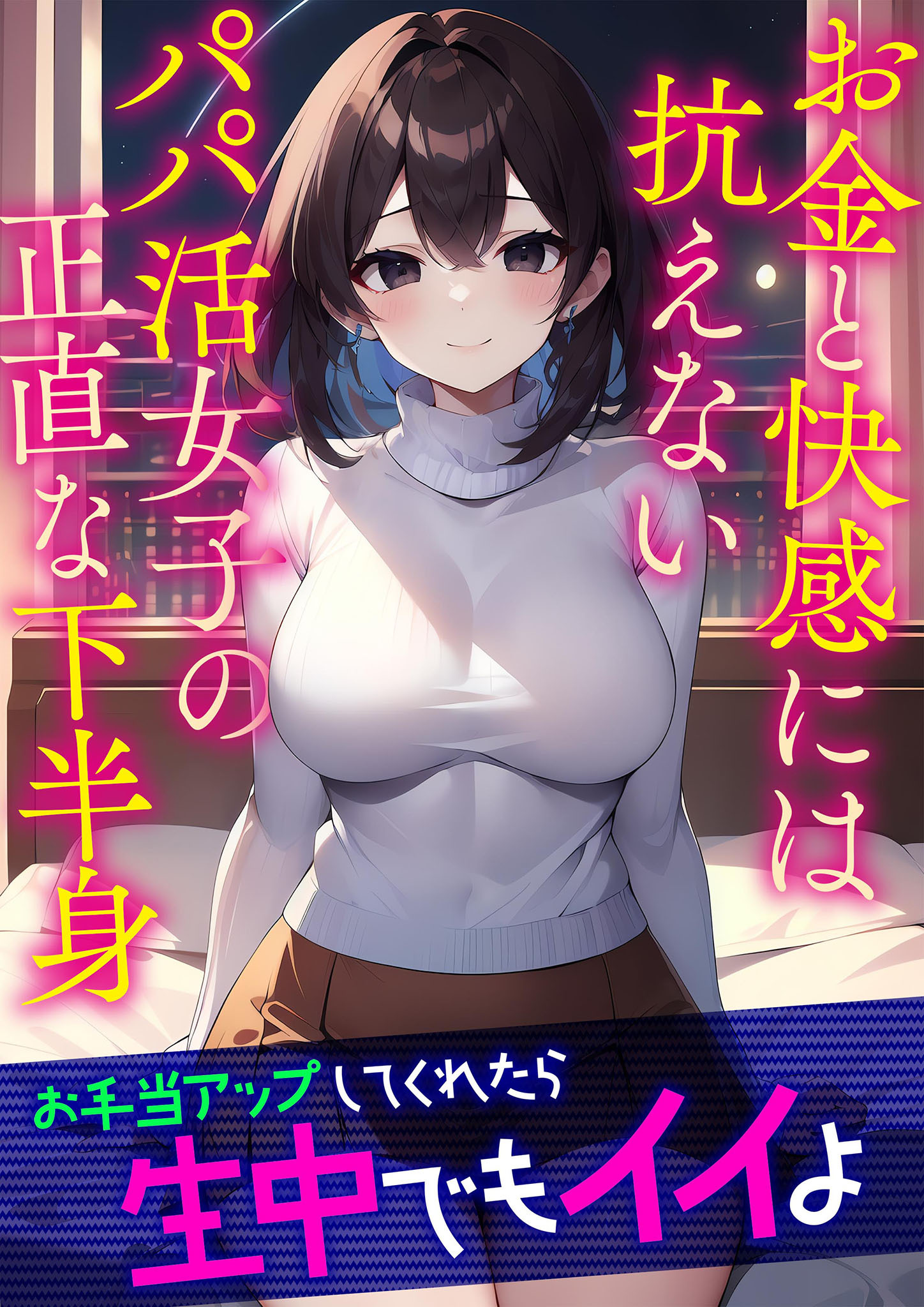 お金と快感には抗えないパパ活女子の正直な下半身