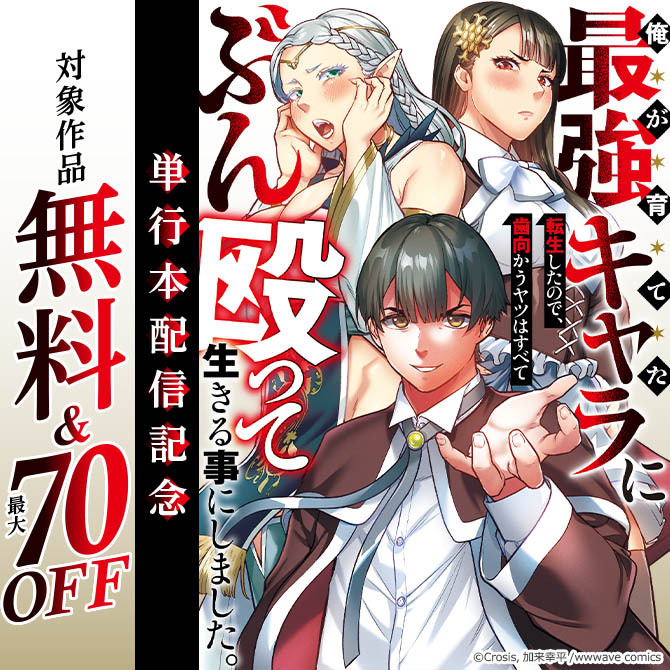 『俺が育てた最強キャラに転生したので、歯向かうヤツはすべてぶん殴って生きる事にしました。』単行本配信記念