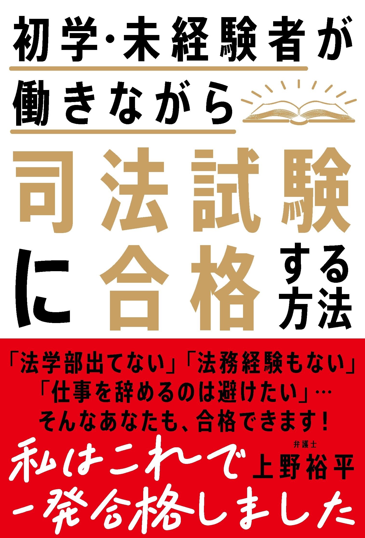 初学・未経験者が働きながら司法試験に合格する方法