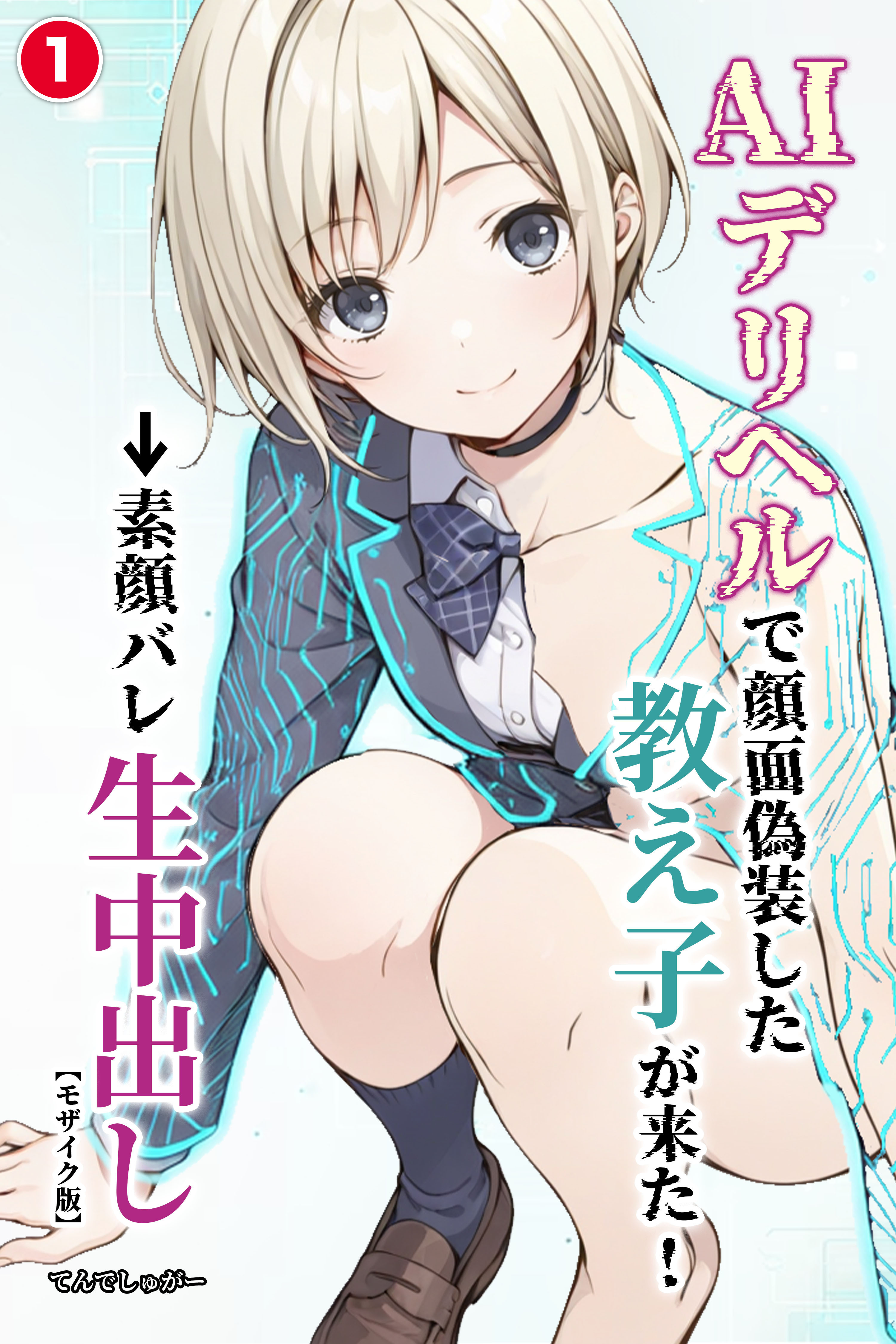 AIデリヘルで顔面偽装した教え子が来た！→素顔バレ生中出し①(単話)【モザイク版】