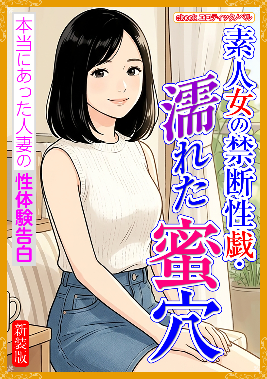 [新装版]素人女の禁断性戯・濡れた蜜穴