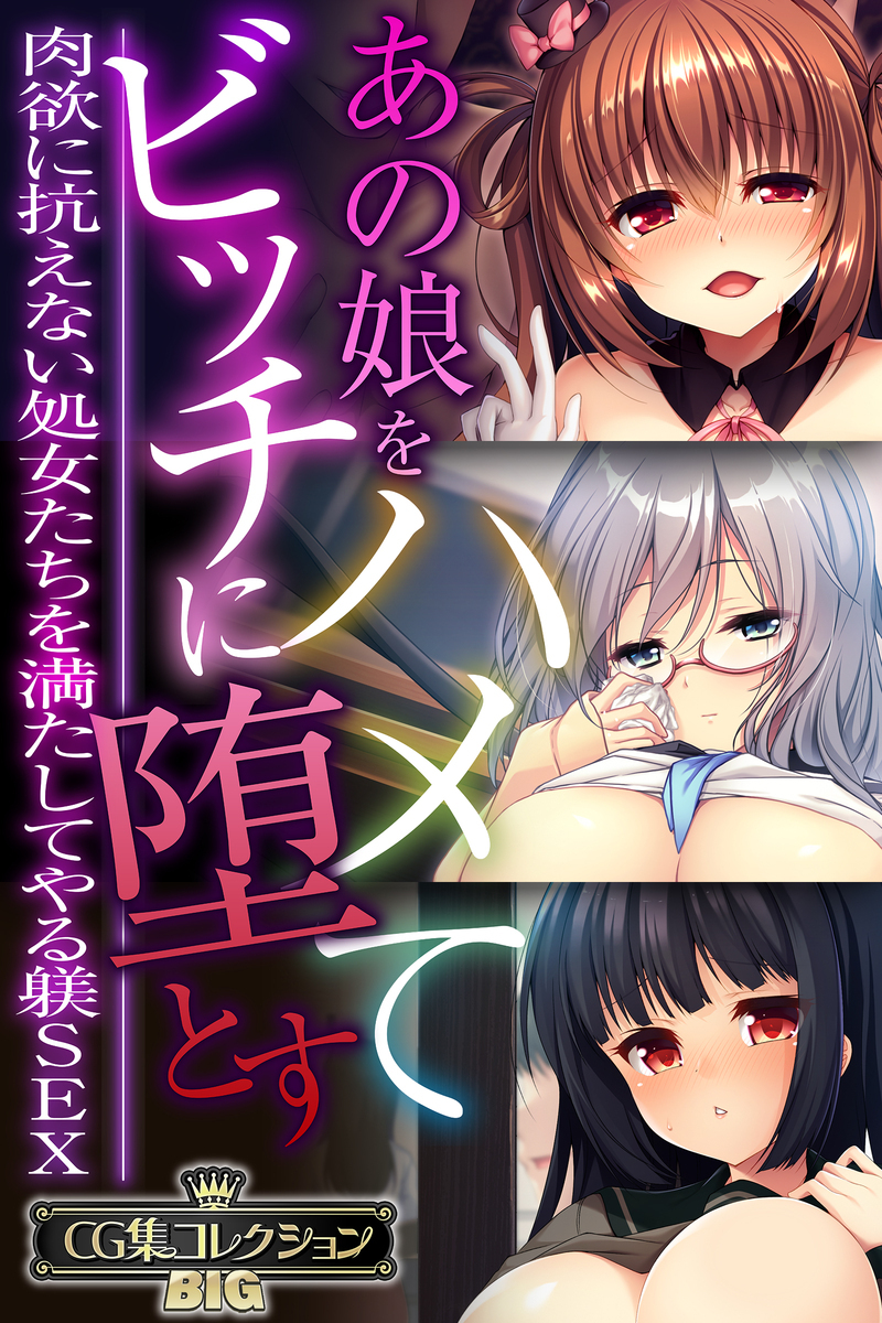 あの娘をハメてビッチに堕とす ～肉欲に抗えない処女たちを満たしてやる躾SEX～【CG集コレクションBIG】