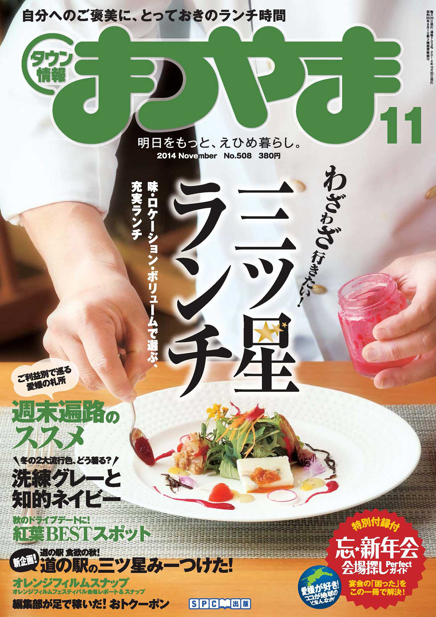 タウン情報まつやま11月号
