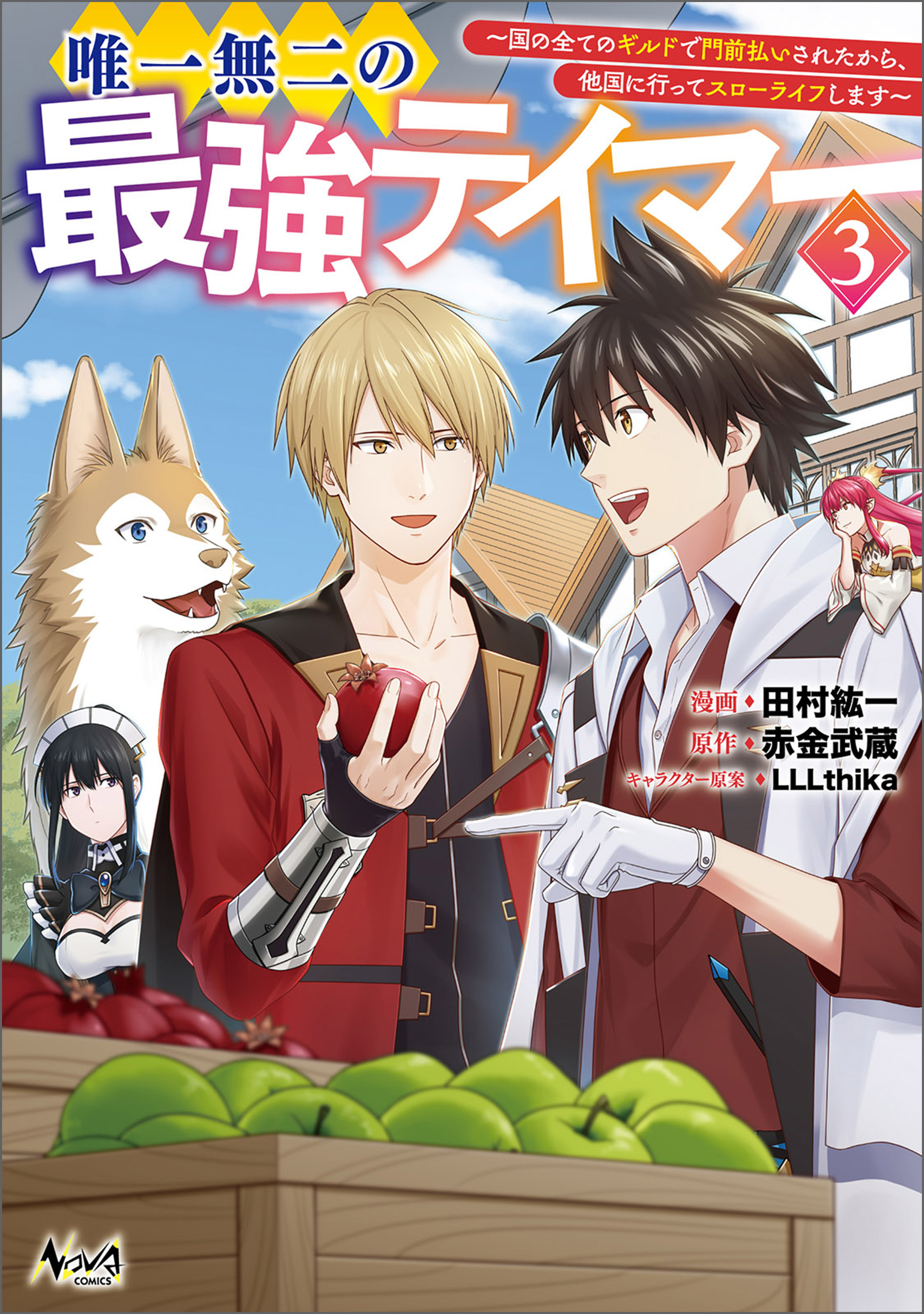 唯一無二の最強テイマー～国の全てのギルドで門前払いされたから、他国に行ってスローライフします～３(ノヴァコミックス)