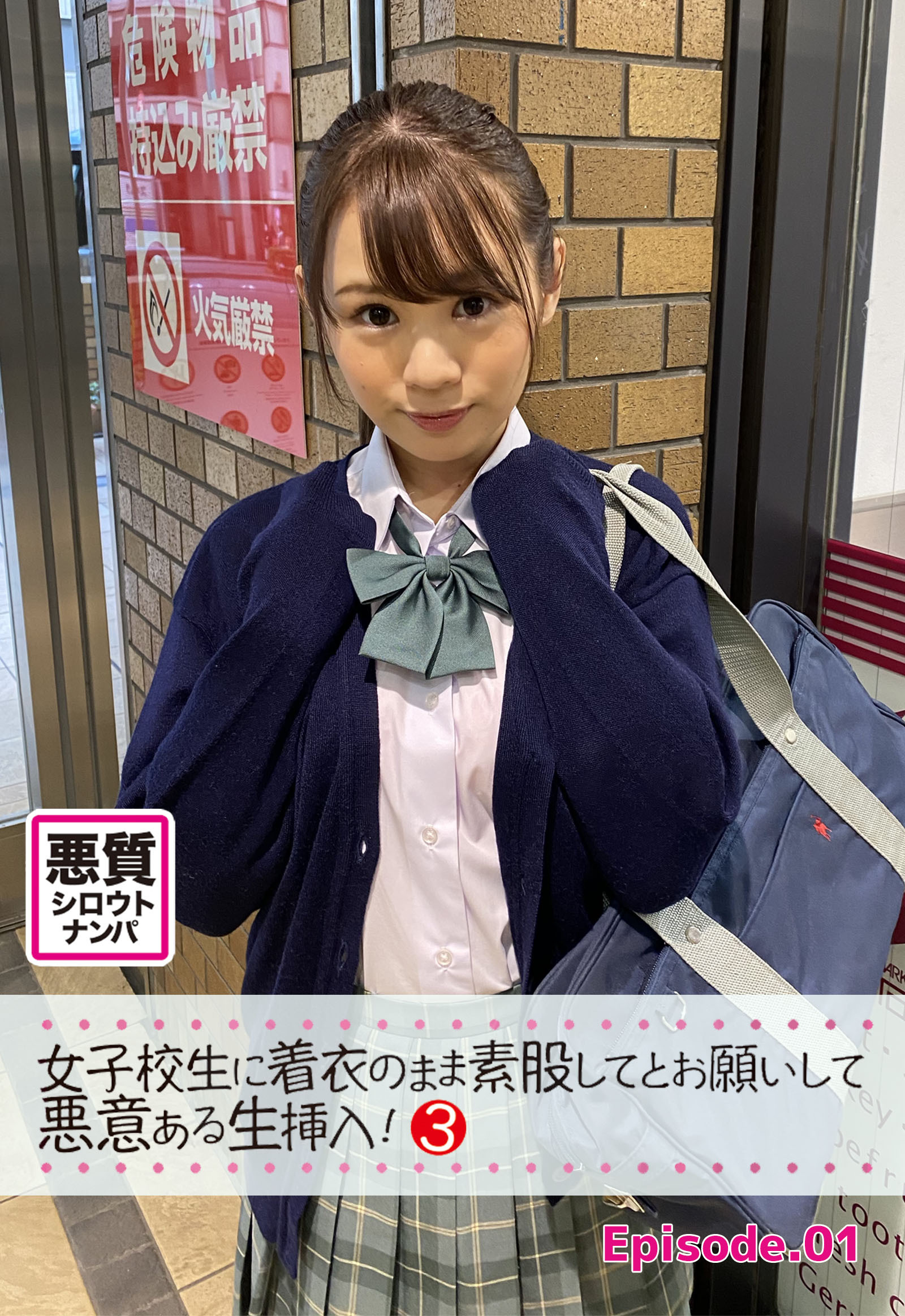 悪質シロウトナンパ 女子校生に着衣のまま素股してとお願いして悪意ある生挿入！3 Episode.01