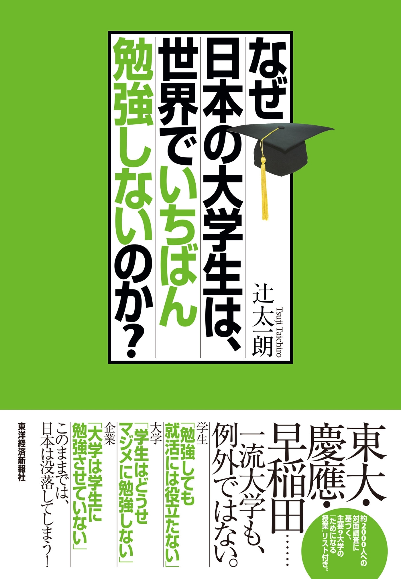 なぜ日本の大学生は、世界でいちばん勉強しないのか？