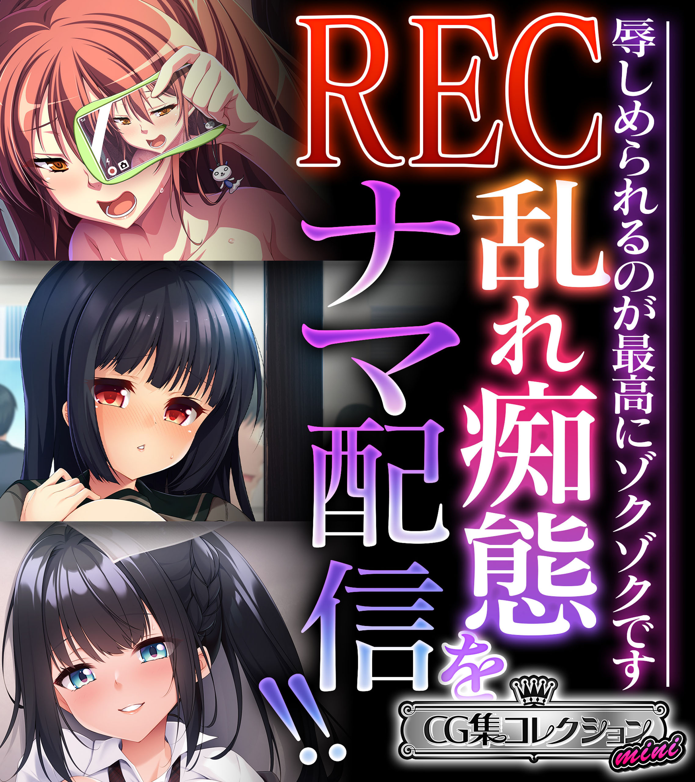 REC 乱れ痴態をナマ配信！！ ～辱しめられるのが最高にゾクゾクです～【CG集コレクション ミニ】
