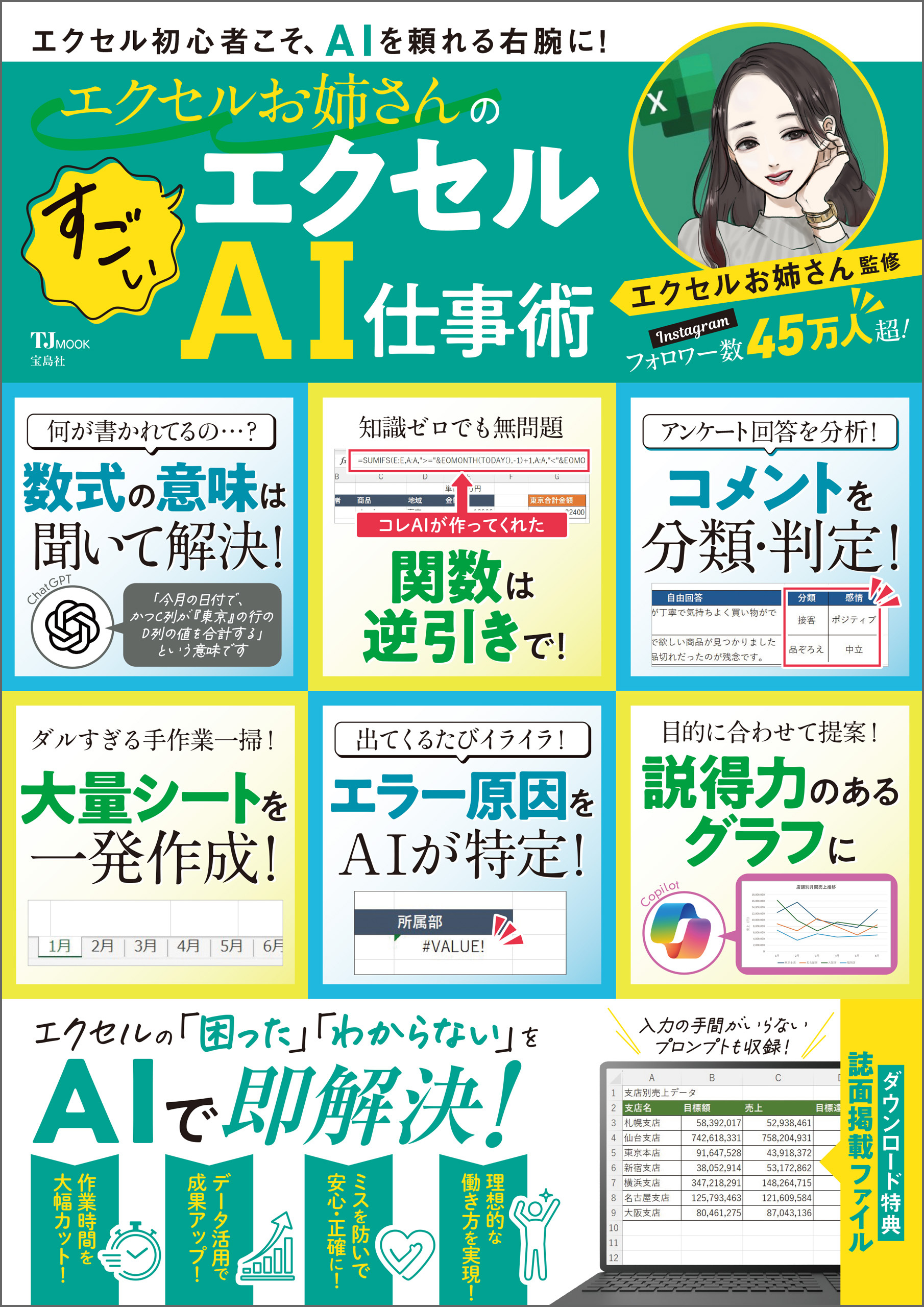 エクセルお姉さんの すごいエクセルAI仕事術