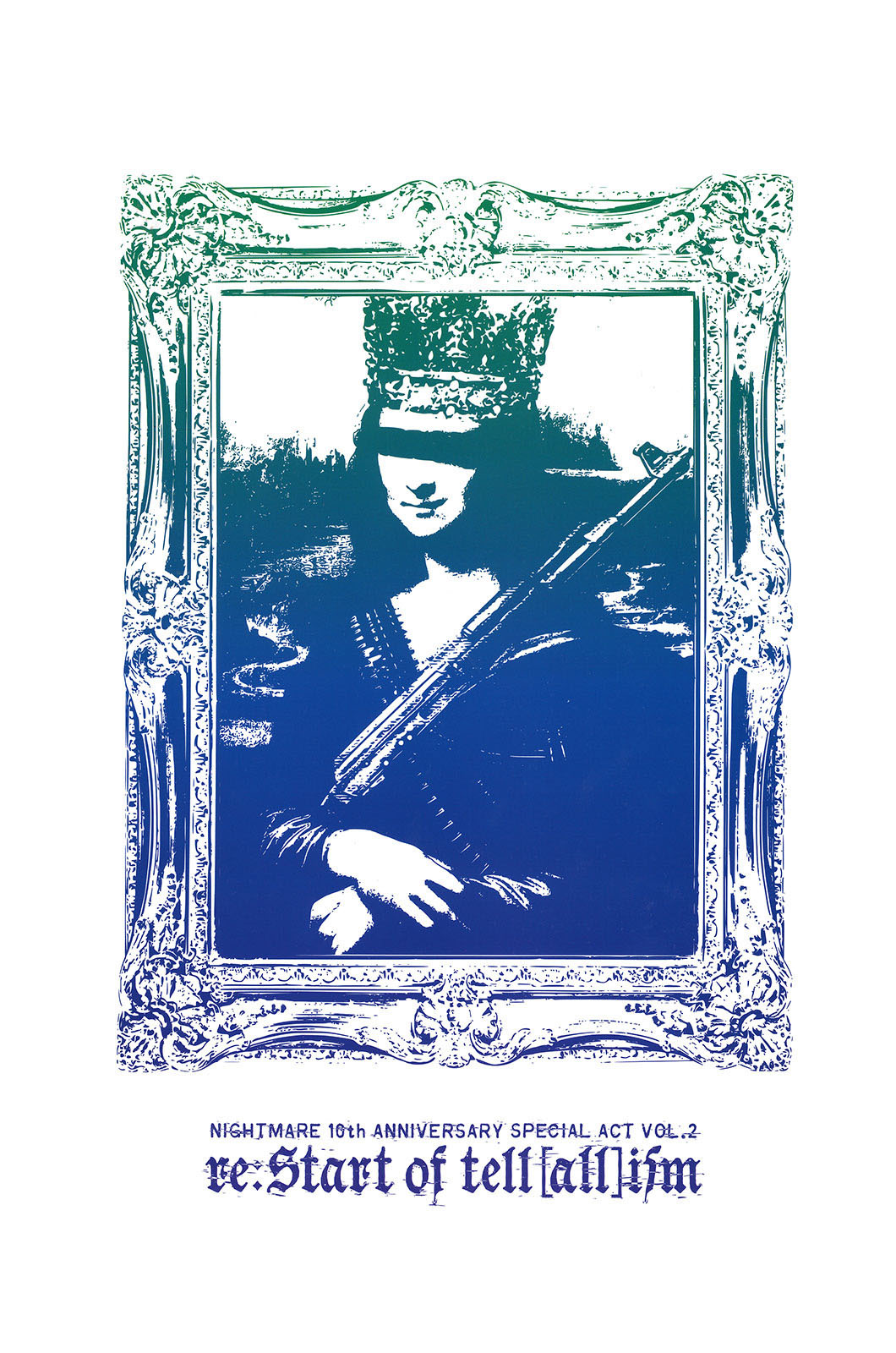 ナイトメア公式ツアーパンフレット 2010　10th ANNIVERSARY SPECIAL ACT Vol.2　re:Start of tell [all] ism(white)