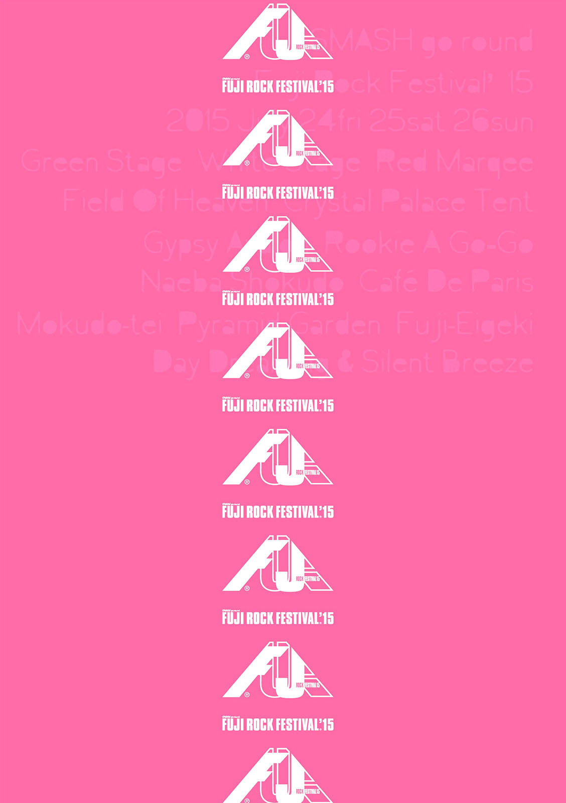 FUJI ROCK FESTIVAL’15　オフィシャル・パンフレット