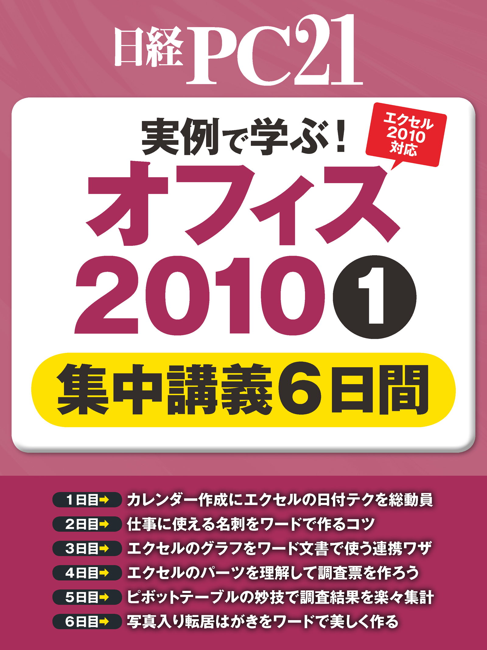 実例で学ぶ！オフィス2010　集中講義6日間