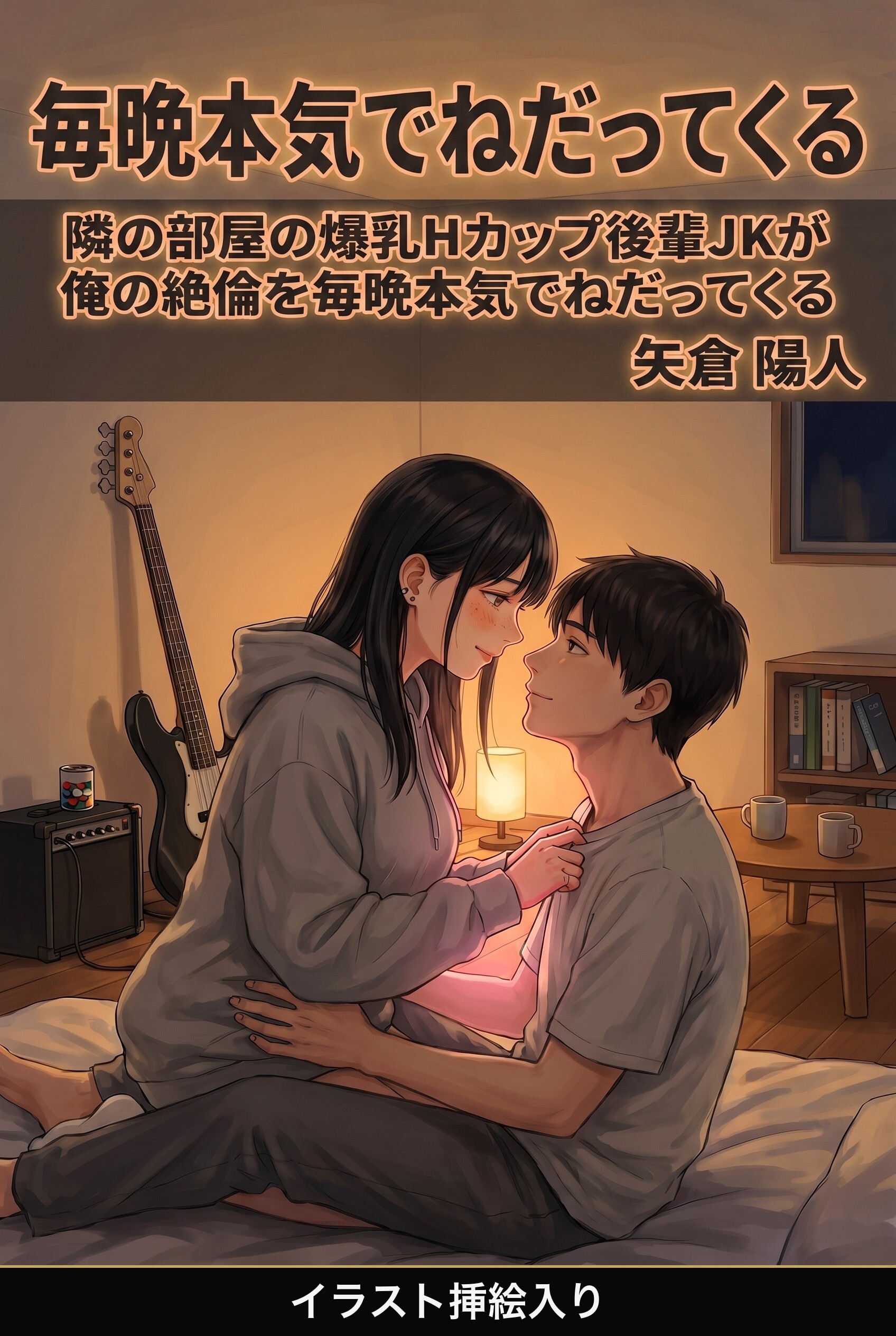 隣の部屋の爆乳Hカップ後輩JKが俺の絶倫を毎晩本気でねだってくる（挿絵版）