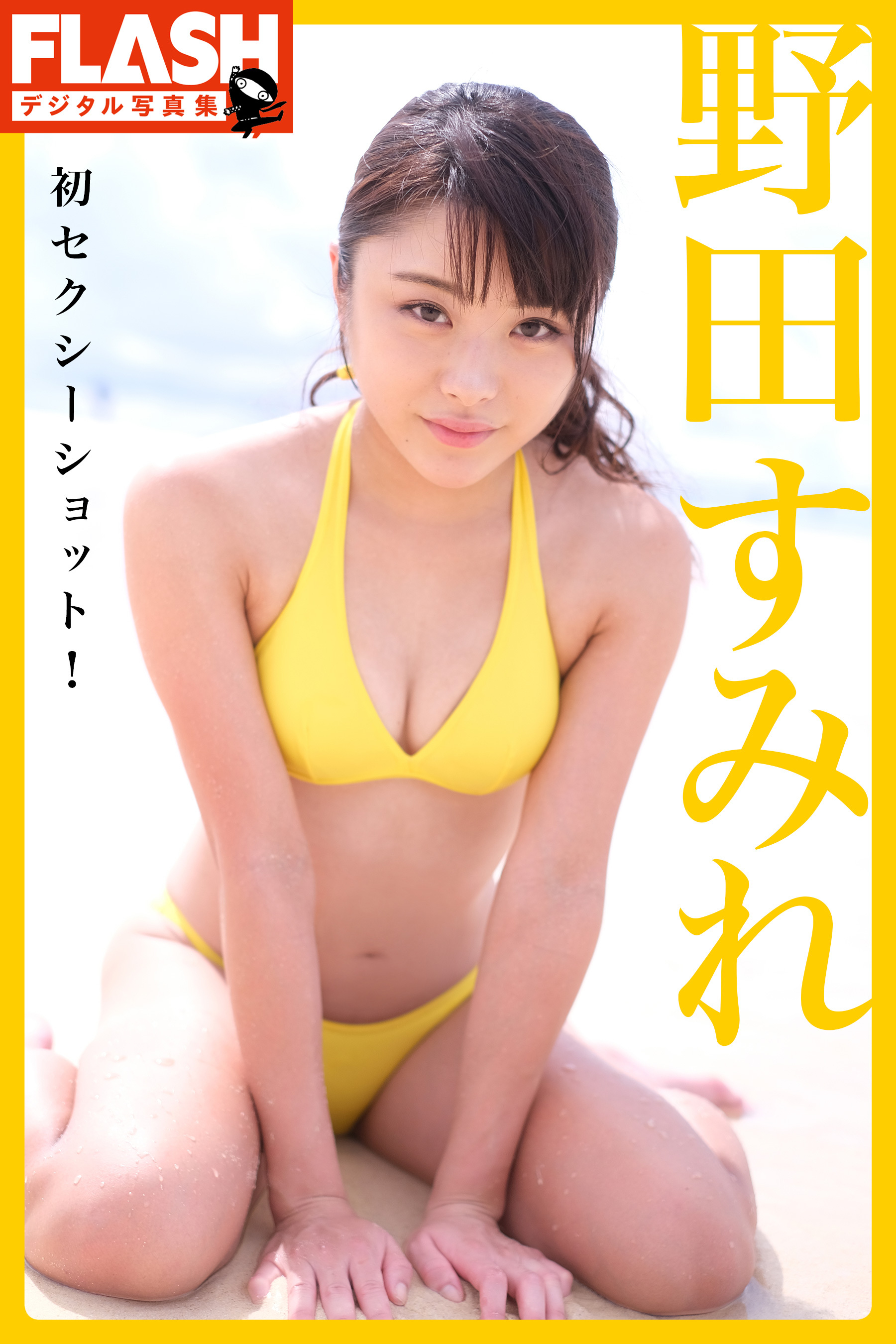 FLASHデジタル写真集　野田すみれ　初セクシーショット！