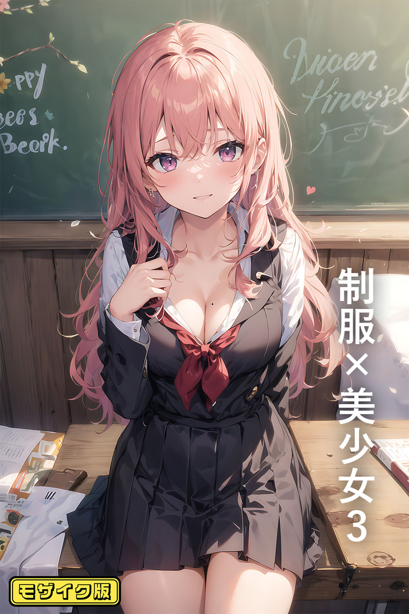 制服×美少女 モザイク版