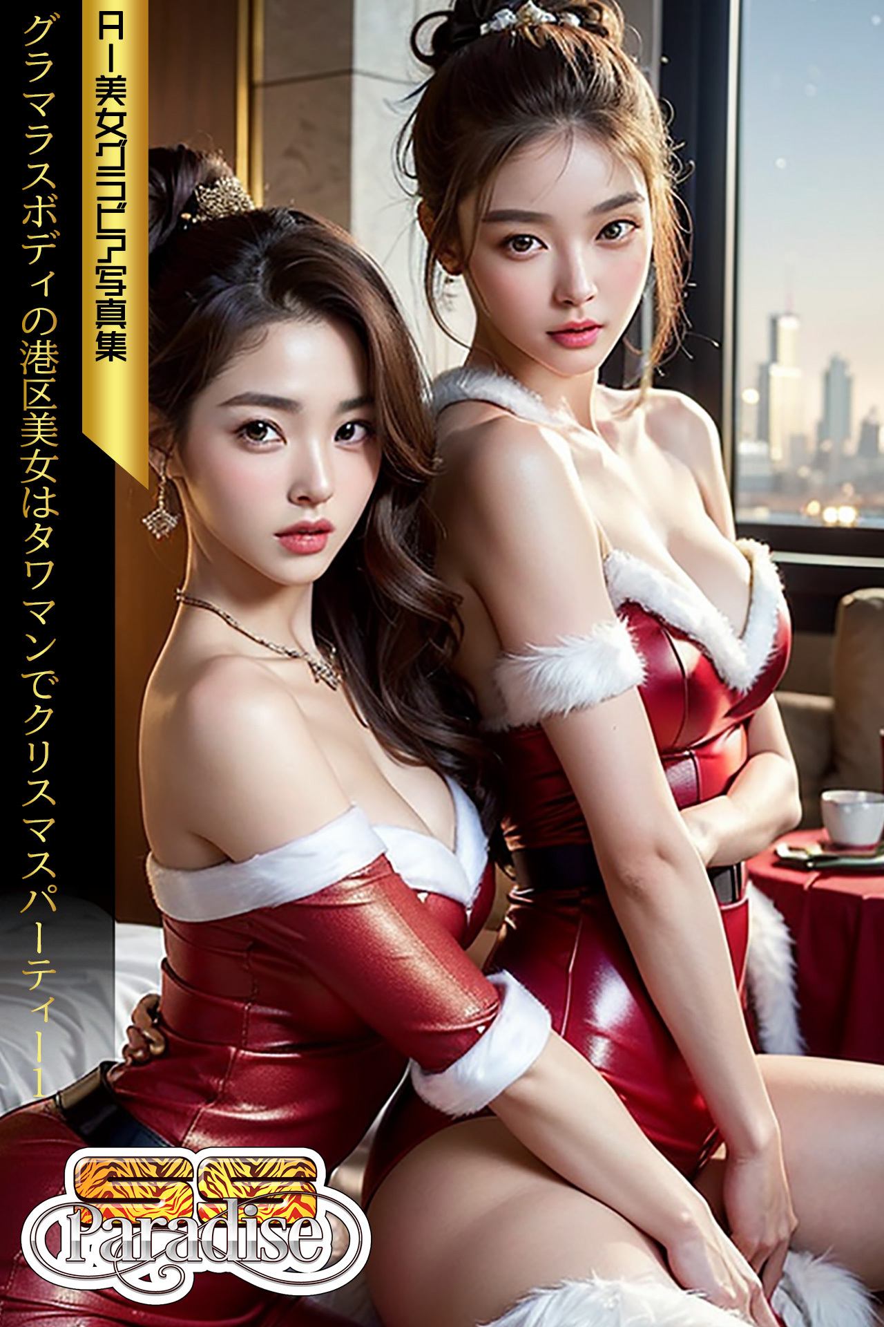 SS-Paradise　グラマラスボディの港区美女はタワマンでクリスマスパーティー１　AI美女グラビア写真集