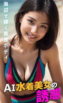 AI水着美女の誘惑 ~海辺で輝く黄金ボディ~