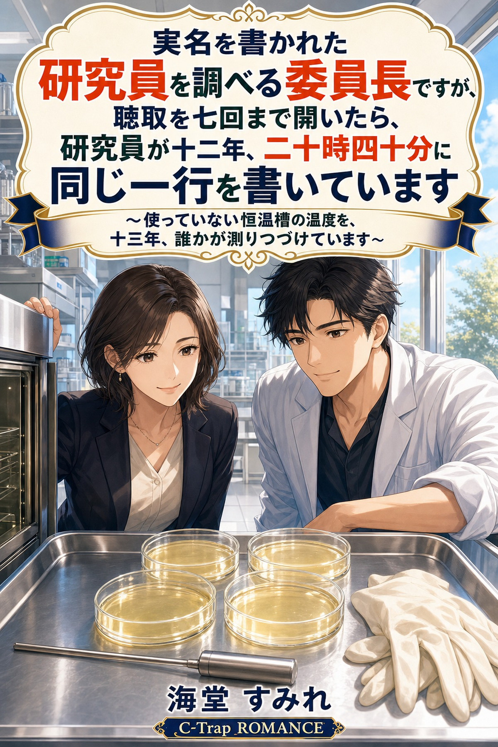 実名を書かれた研究員を調べる委員長ですが、聴取を七回まで開いたら、研究員が十二年、二十時四十分に同じ一行を書いています