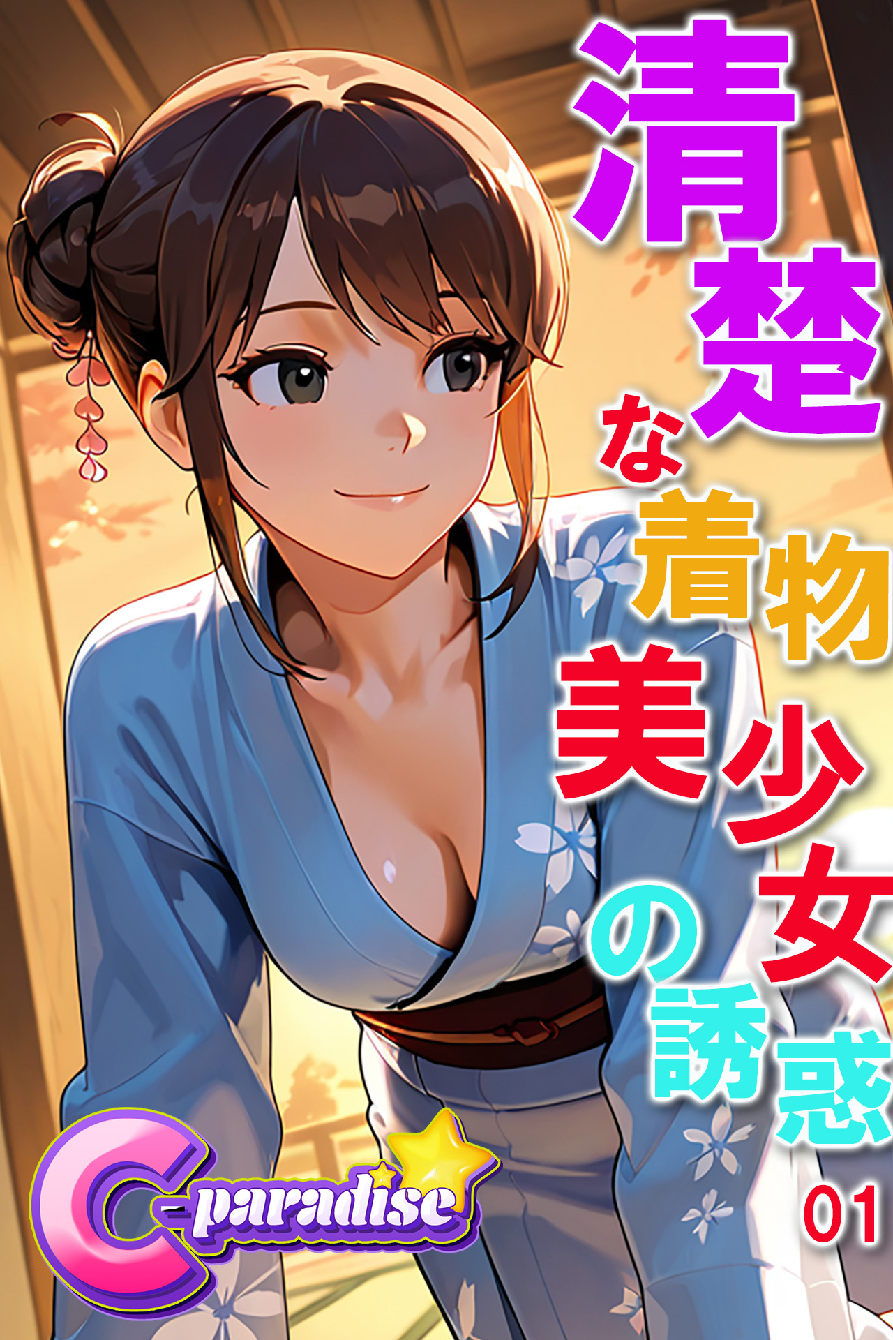 清楚な着物美少女の誘惑01【C-Paradise】