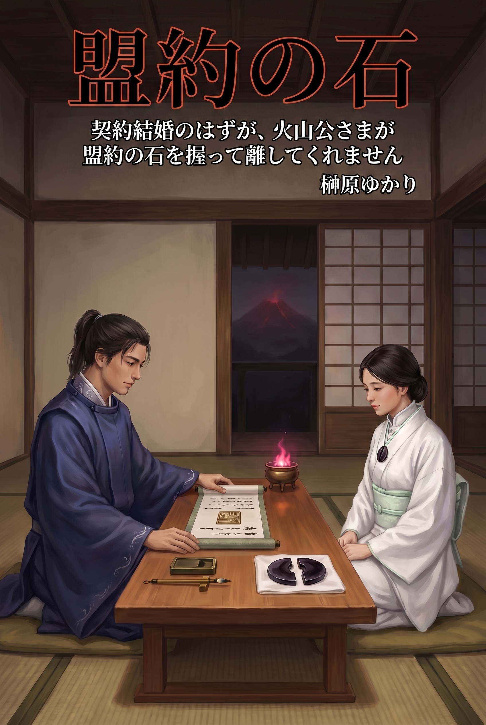 契約結婚のはずが、火山公さまが盟約の石を握って離してくれません