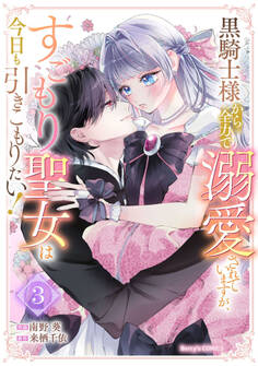 黒騎士様から全力で溺愛されていますが、すごもり聖女は今日も引きこもりたい!3巻