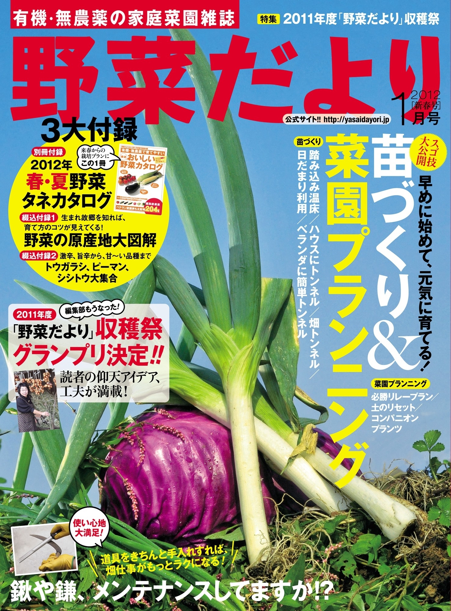 野菜だより2012年1月号