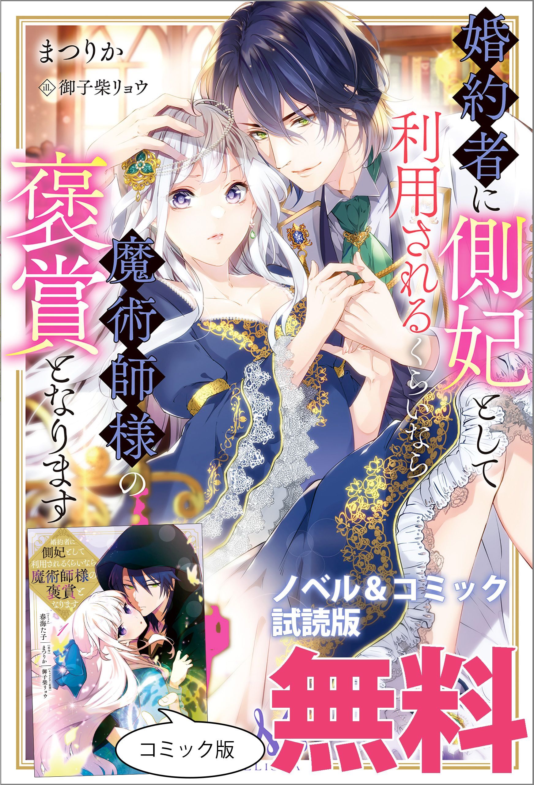 婚約者に側妃として利用されるくらいなら魔術師様の褒賞となります　ノベル&コミック試読版