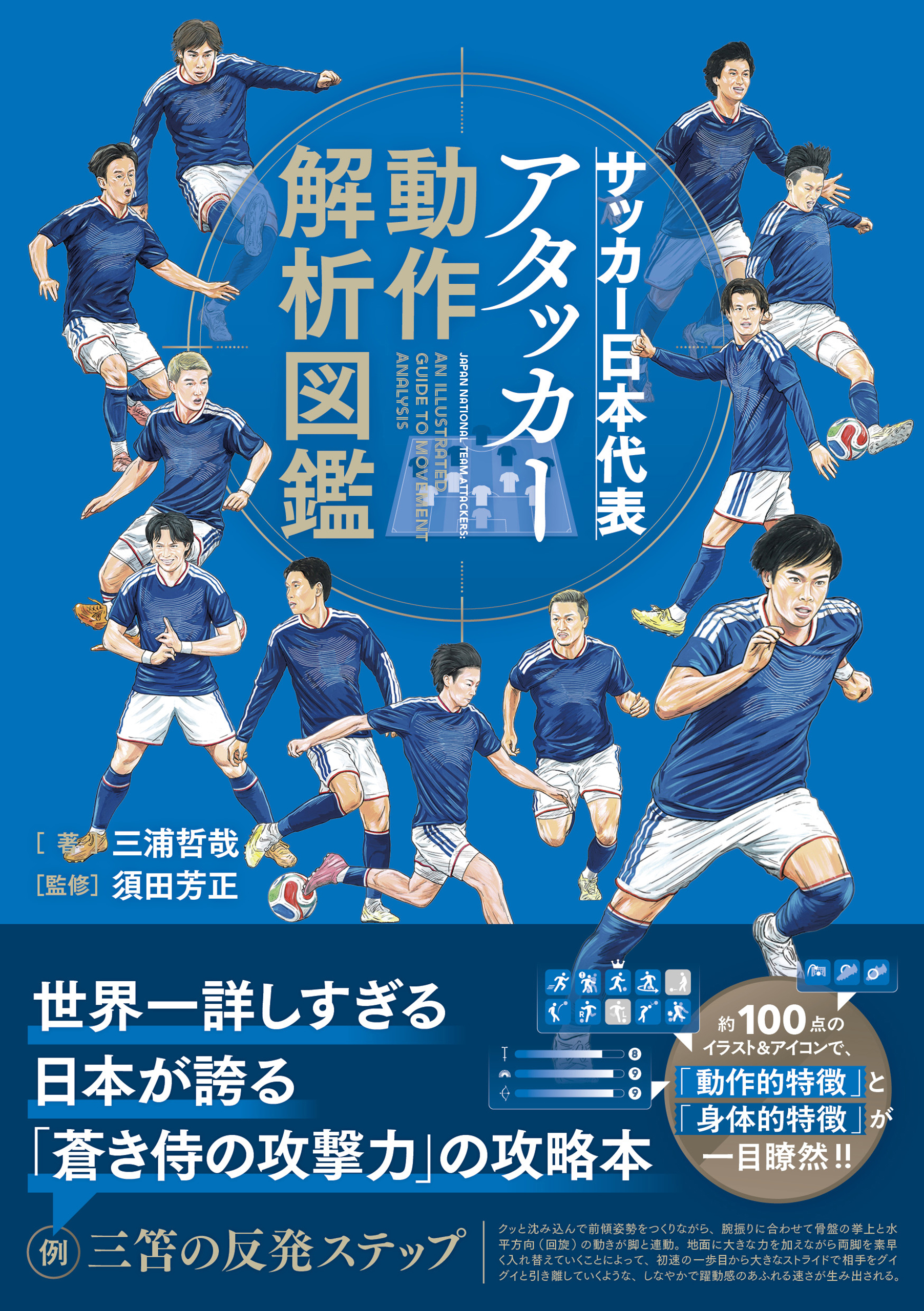 サッカー日本代表 アタッカー動作解析図鑑